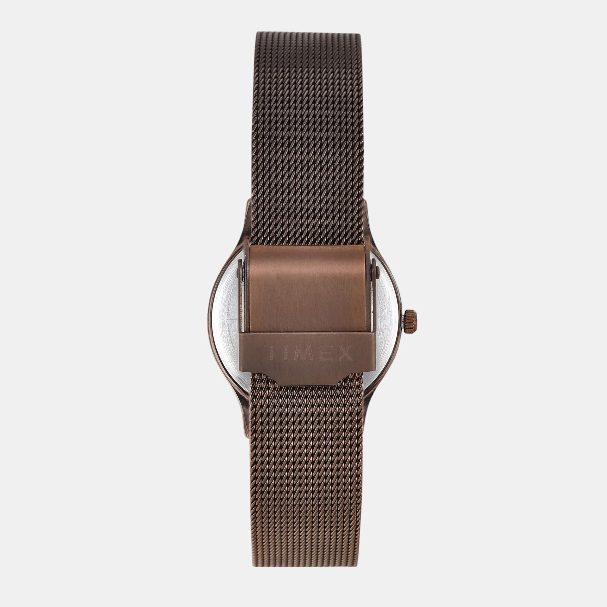 Fashion Women Quartz Brown Dial Analog Mesh Watch TW0TL8718 - Image 6
