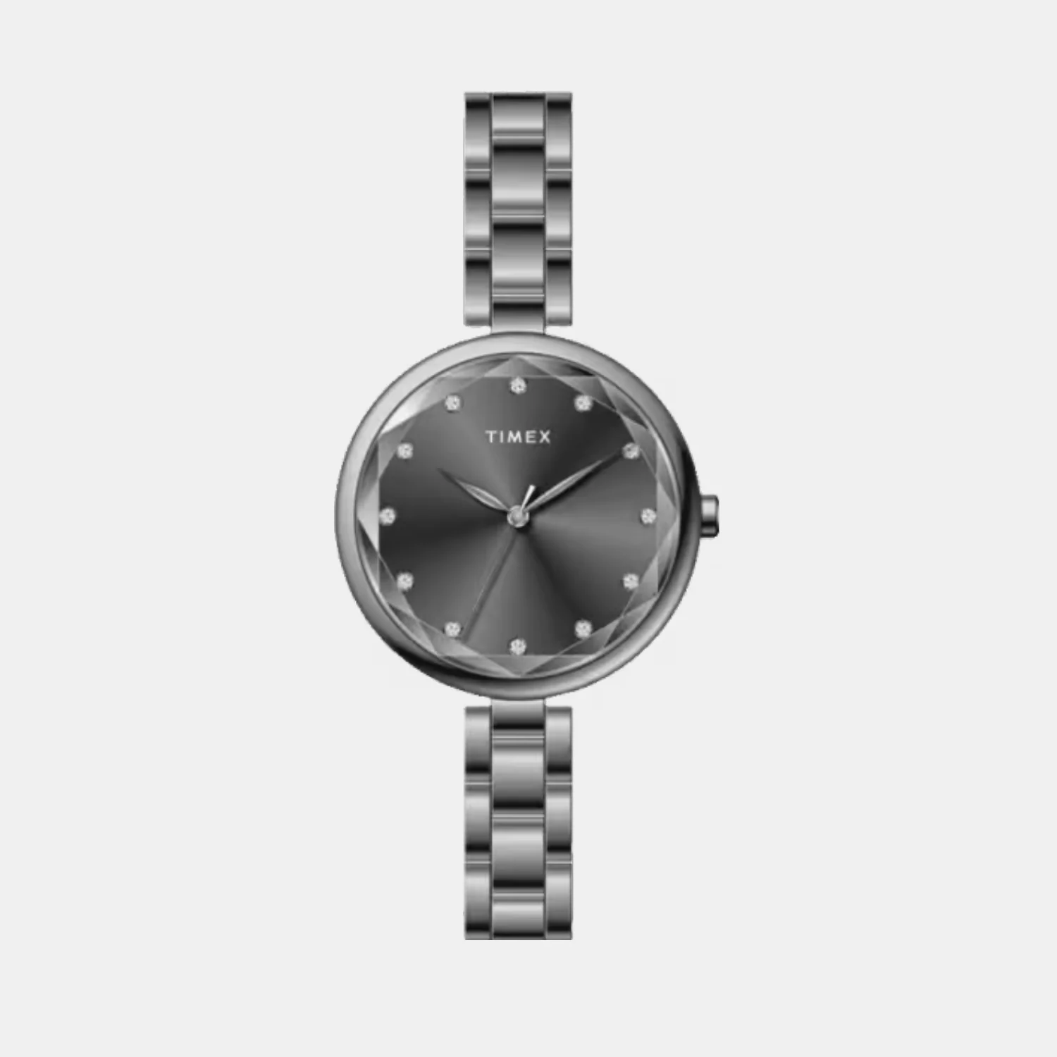Fashion Women Quartz Grey Dial Analog Brass Watch TWEL21703 - Image 2