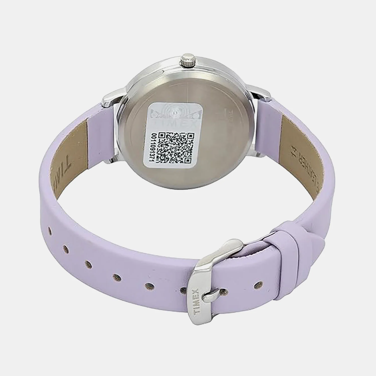 Fashion Women Quartz Lavender Dial Analog Leather Watch TWEL15820 - Image 5