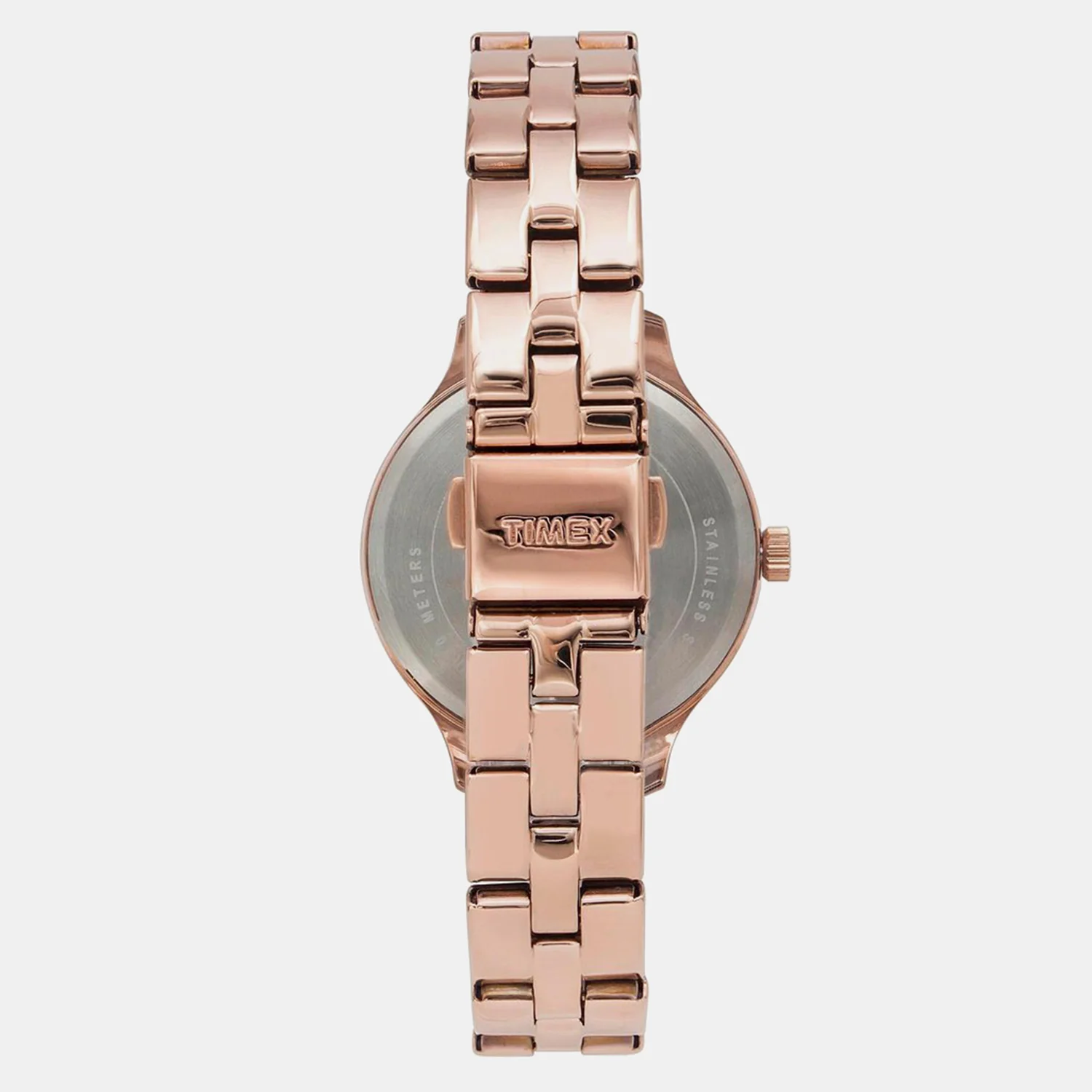 Fashion Women Quartz Pink Dial Chronograph Stainless Steel Watch TWEL14804 - Image 5