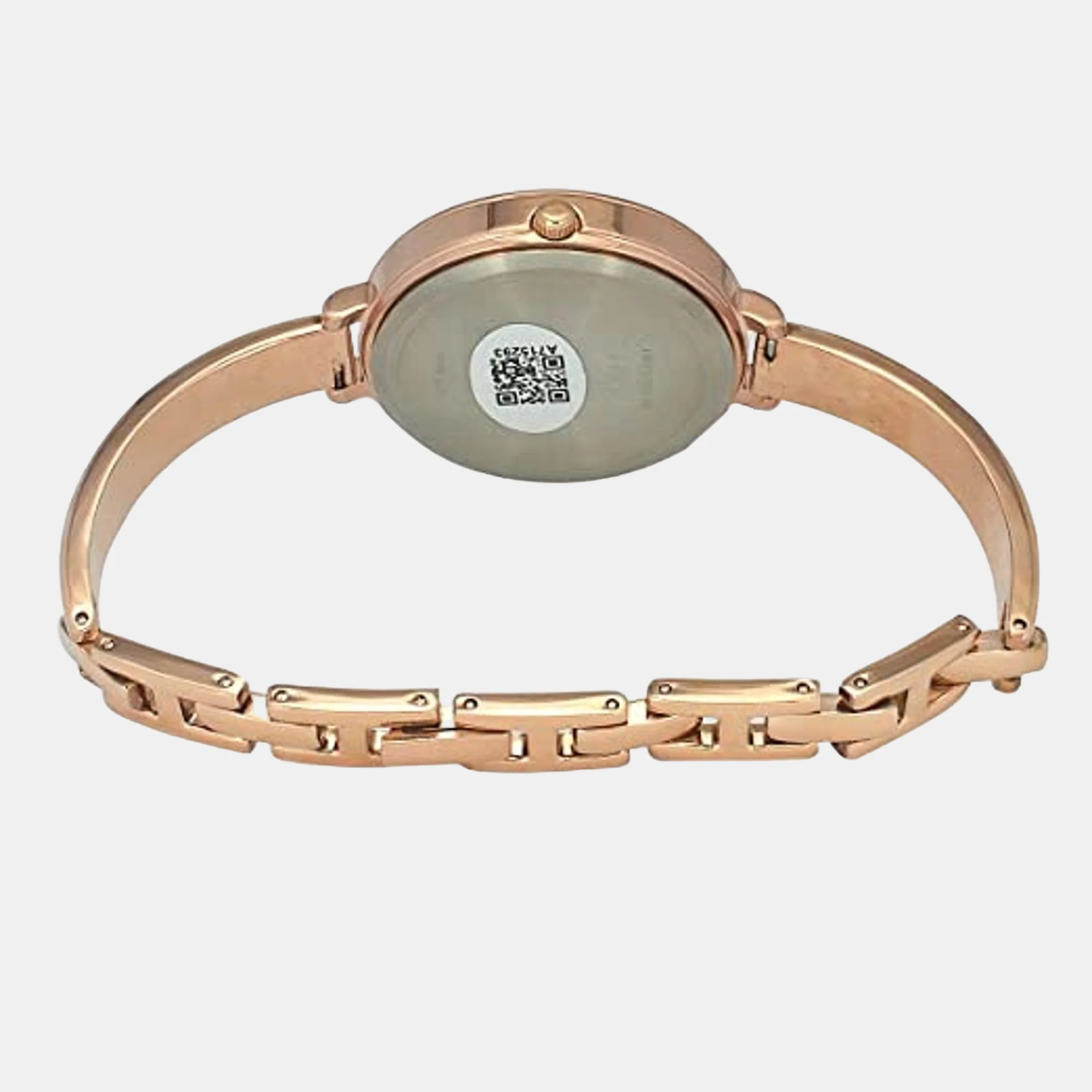 Fashion Women Quartz Rose Gold Dial Analog Brass Watch TWEL12821 - Image 3