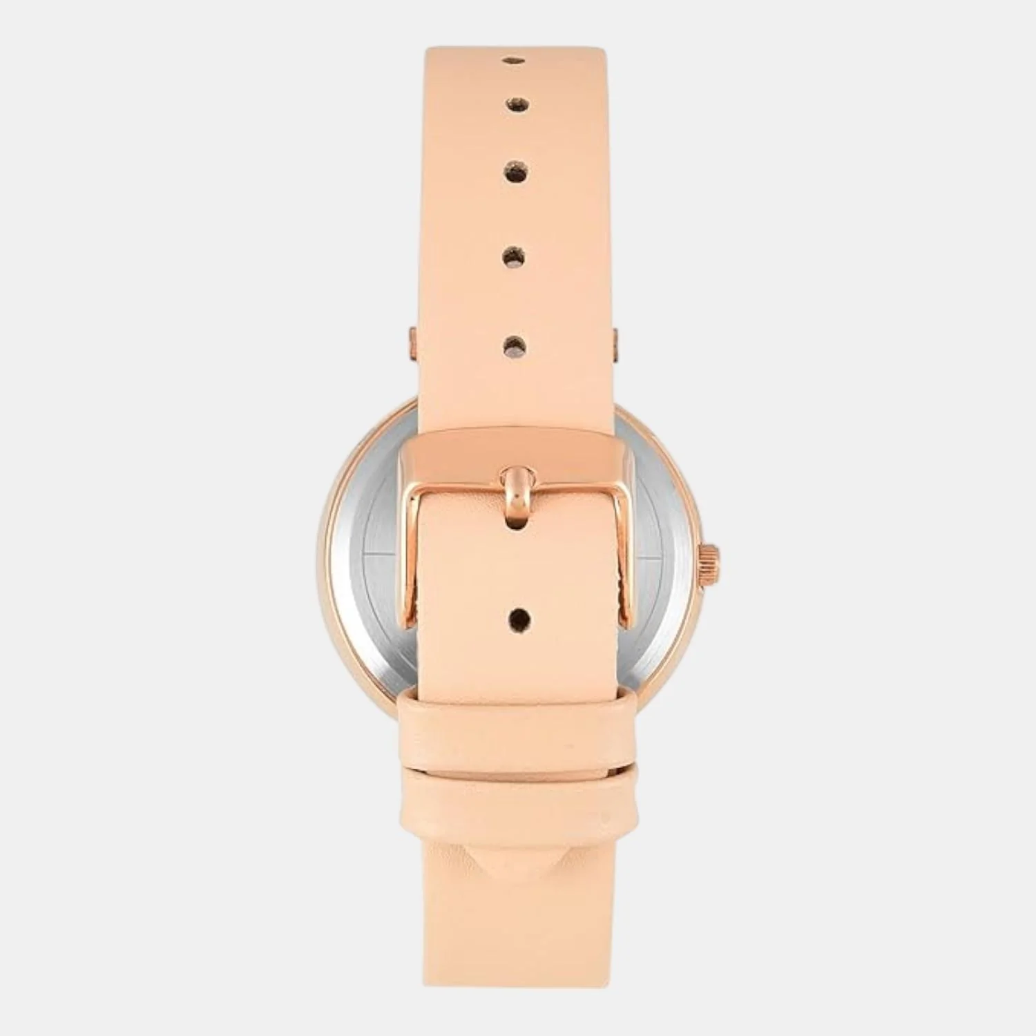 Fashion Women Quartz Rose Gold Dial Analog Leather Watch TWEL11828 - Image 6