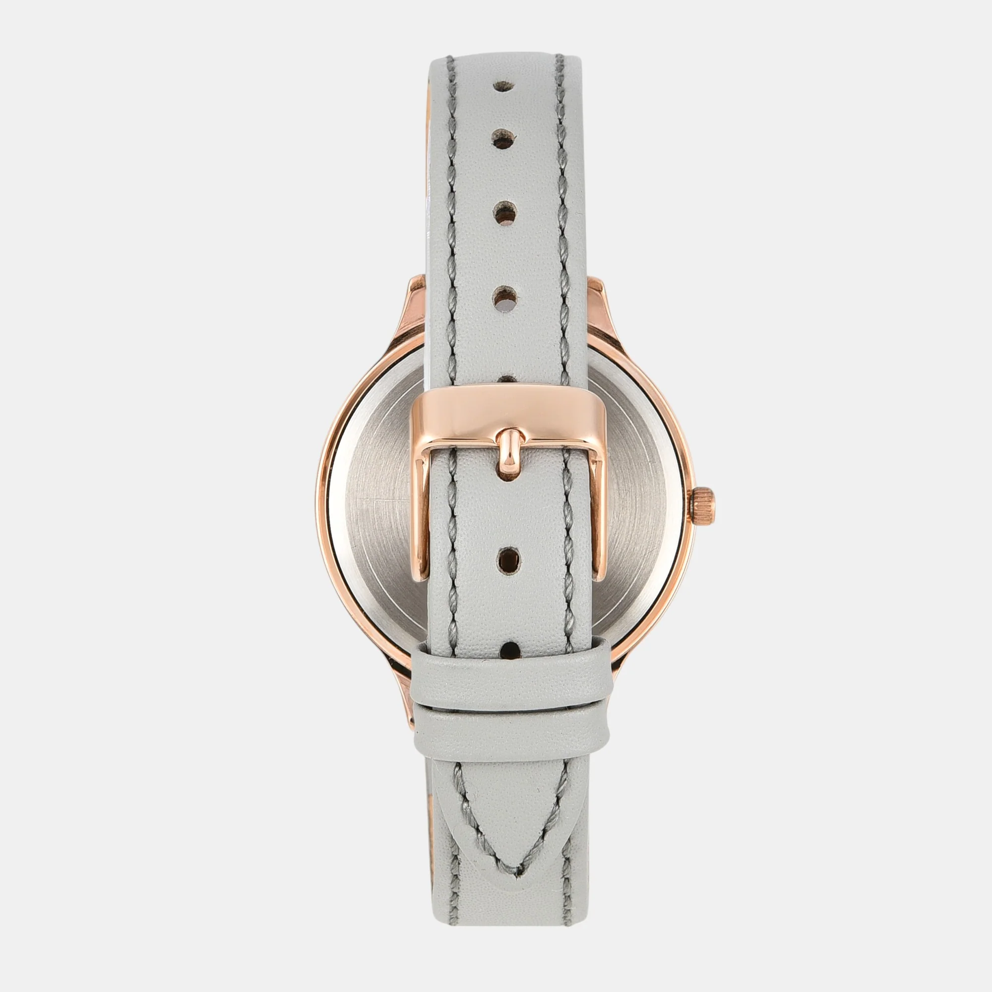 Fashion Women Quartz Silver Dial Analog Leather Watch TWTL12104 - Image 6