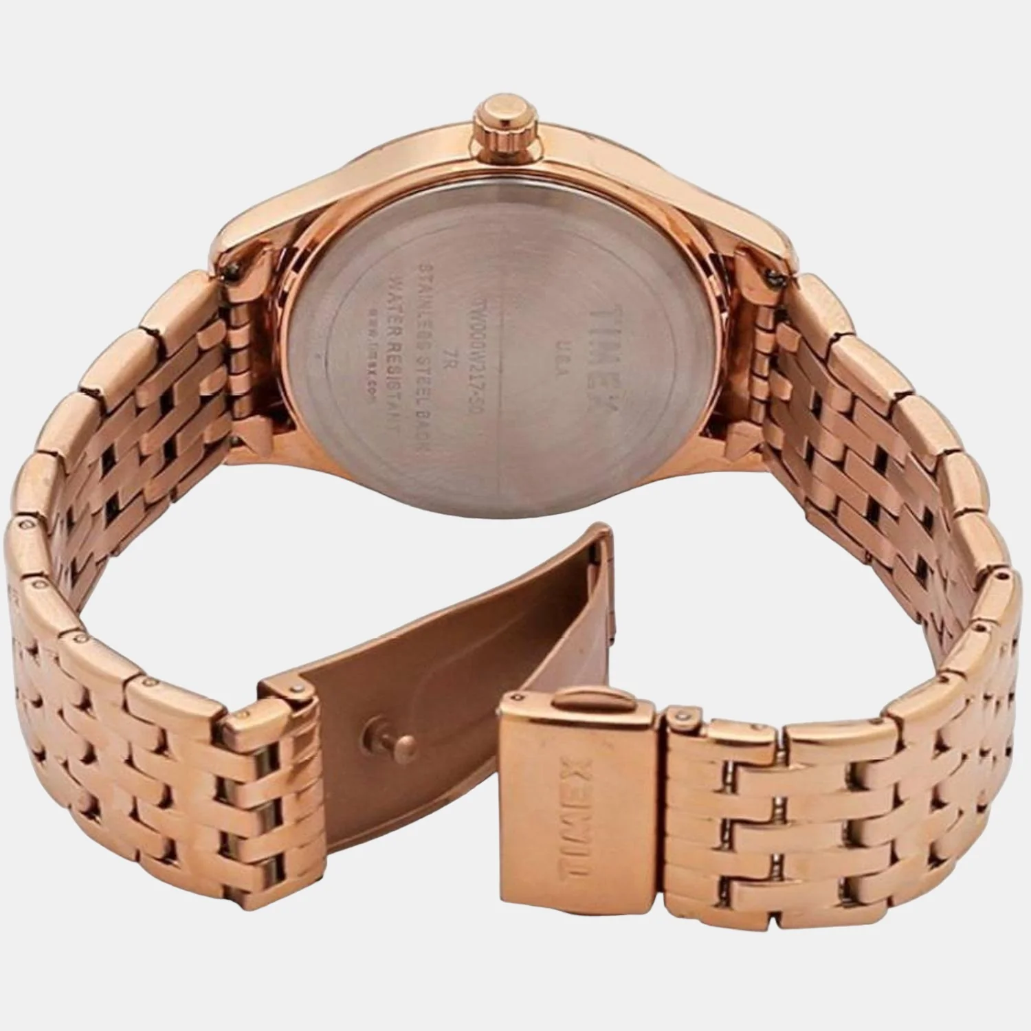 Fashion Women Quartz Silver Dial Chronograph Stainless Steel Watch TW000W217 - Image 3