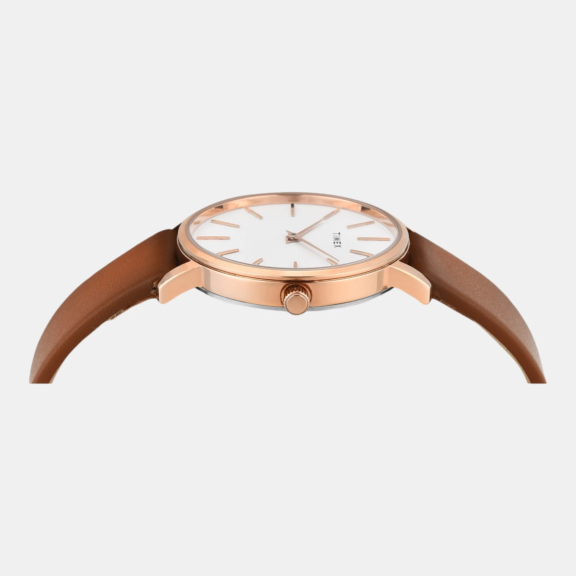 Fashion Women Quartz White Dial Analog Leather Watch TWEL15609 - Image 4