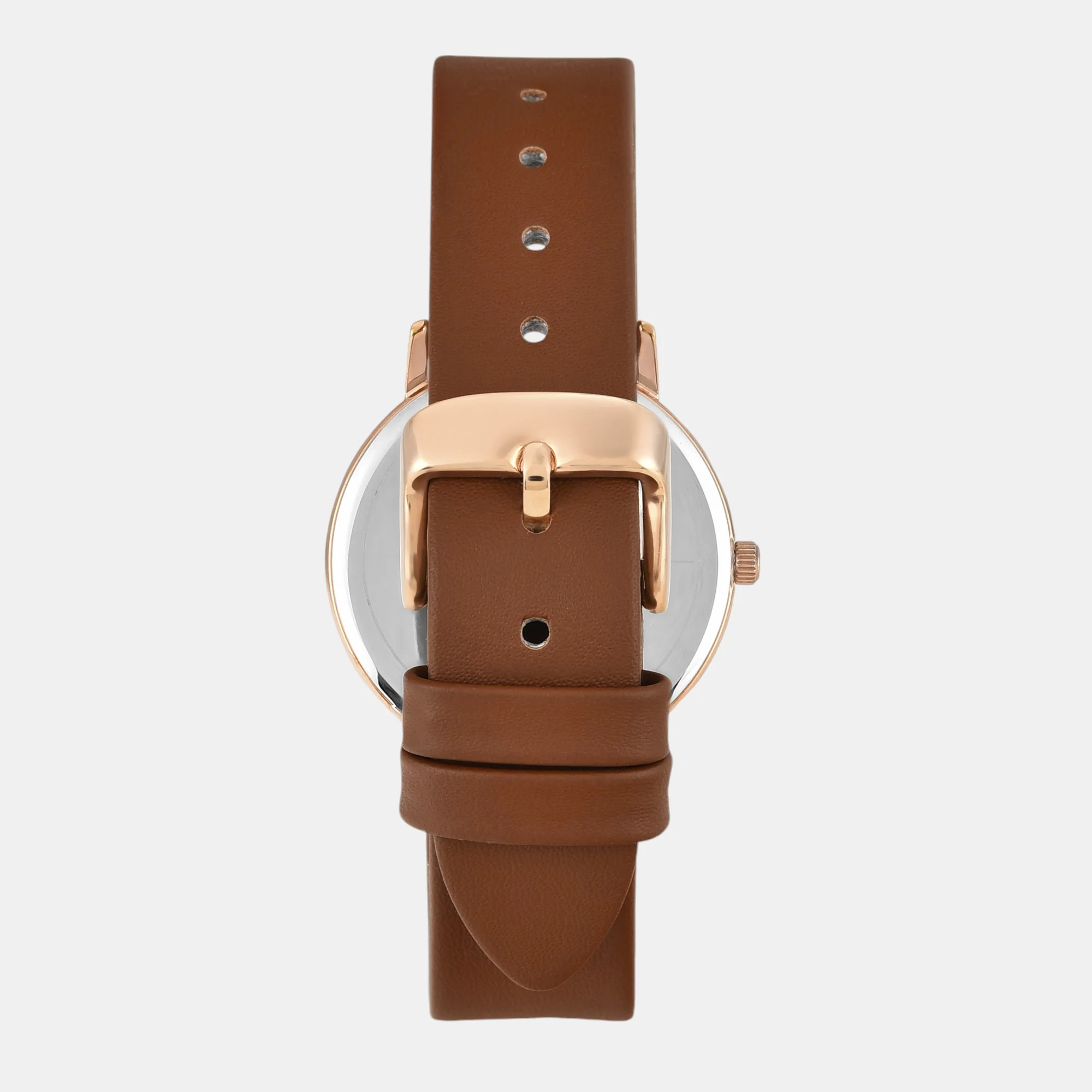 Fashion Women Quartz White Dial Analog Leather Watch TWEL15609 - Image 6
