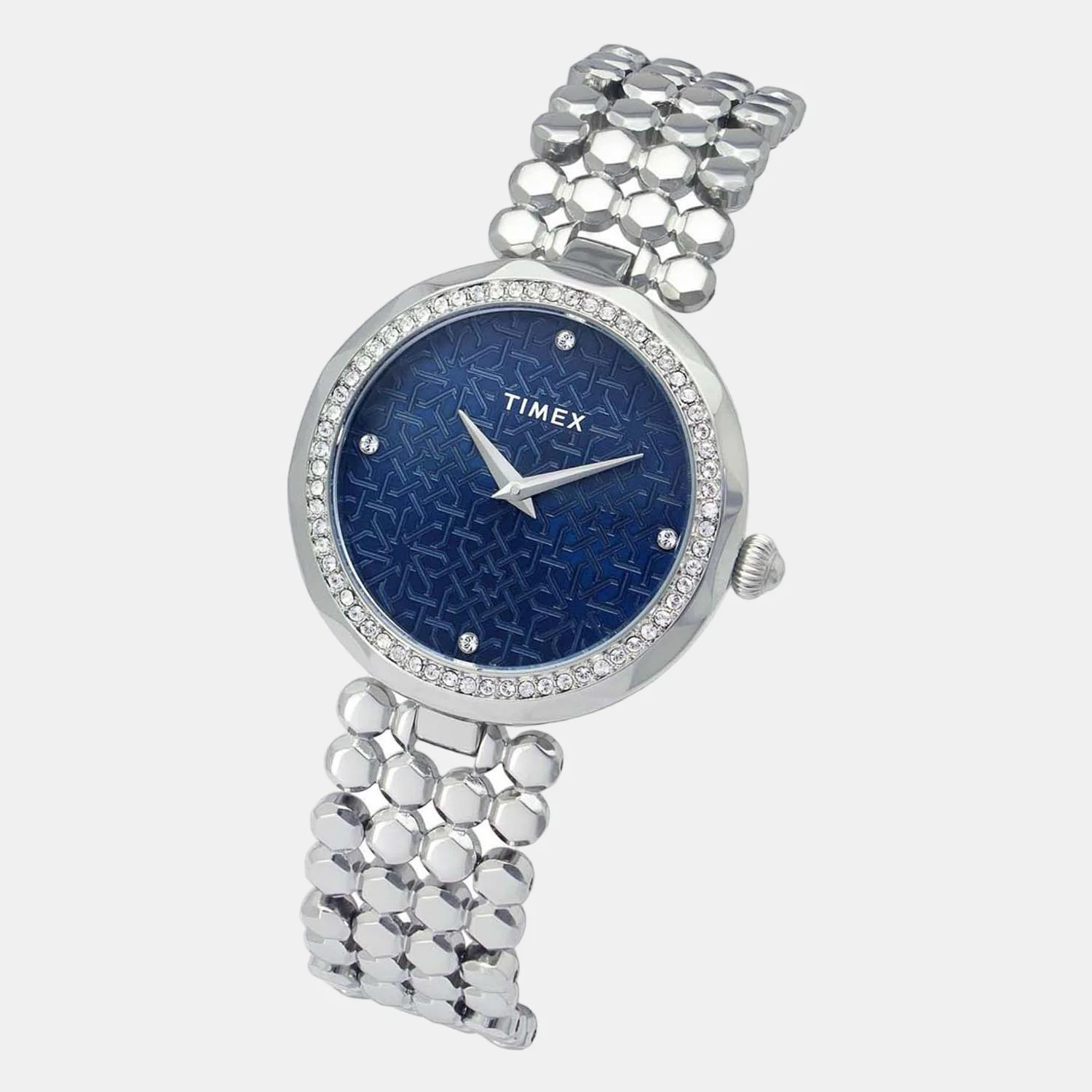 Fria Women Quartz Blue Dial Analog Stainless Steel Watch TWEL13906 - Image 5