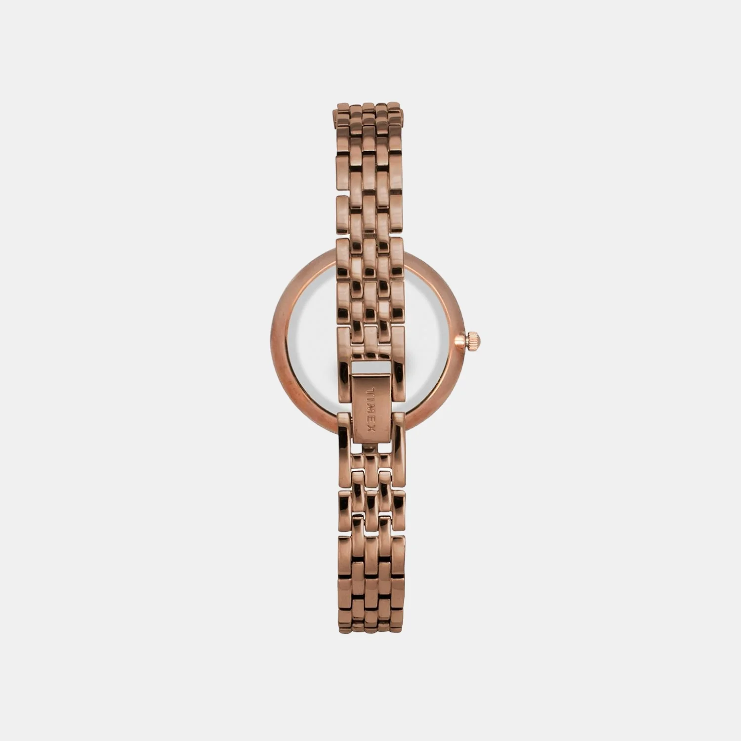 Fria Women Quartz Brown Dial Analog Stainless Steel Watch TWEL16204 - Image 4