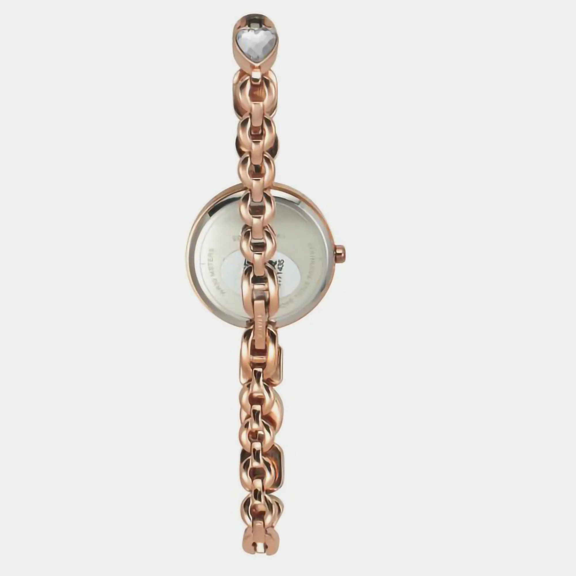 Fria Women Quartz Green Dial Analog Brass Watch TWEL17301 - Image 3