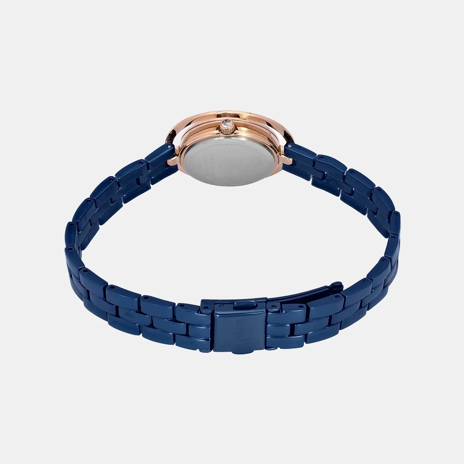 Fria Women Quartz Blue Dial Analog Brass Watch TWEL24302 - Image 3