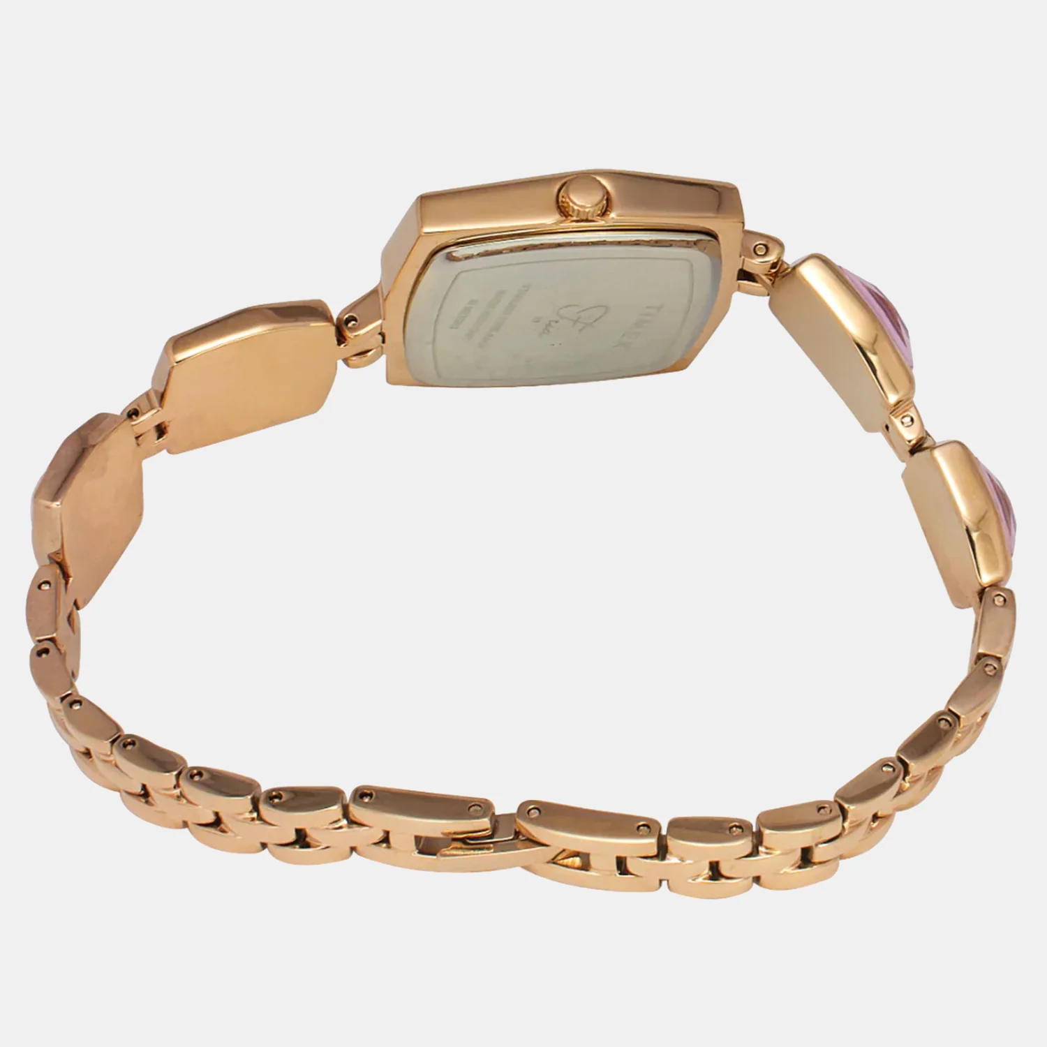 Fria Women Quartz Pink Dial Analog Brass Watch TWEL16103 - Image 4