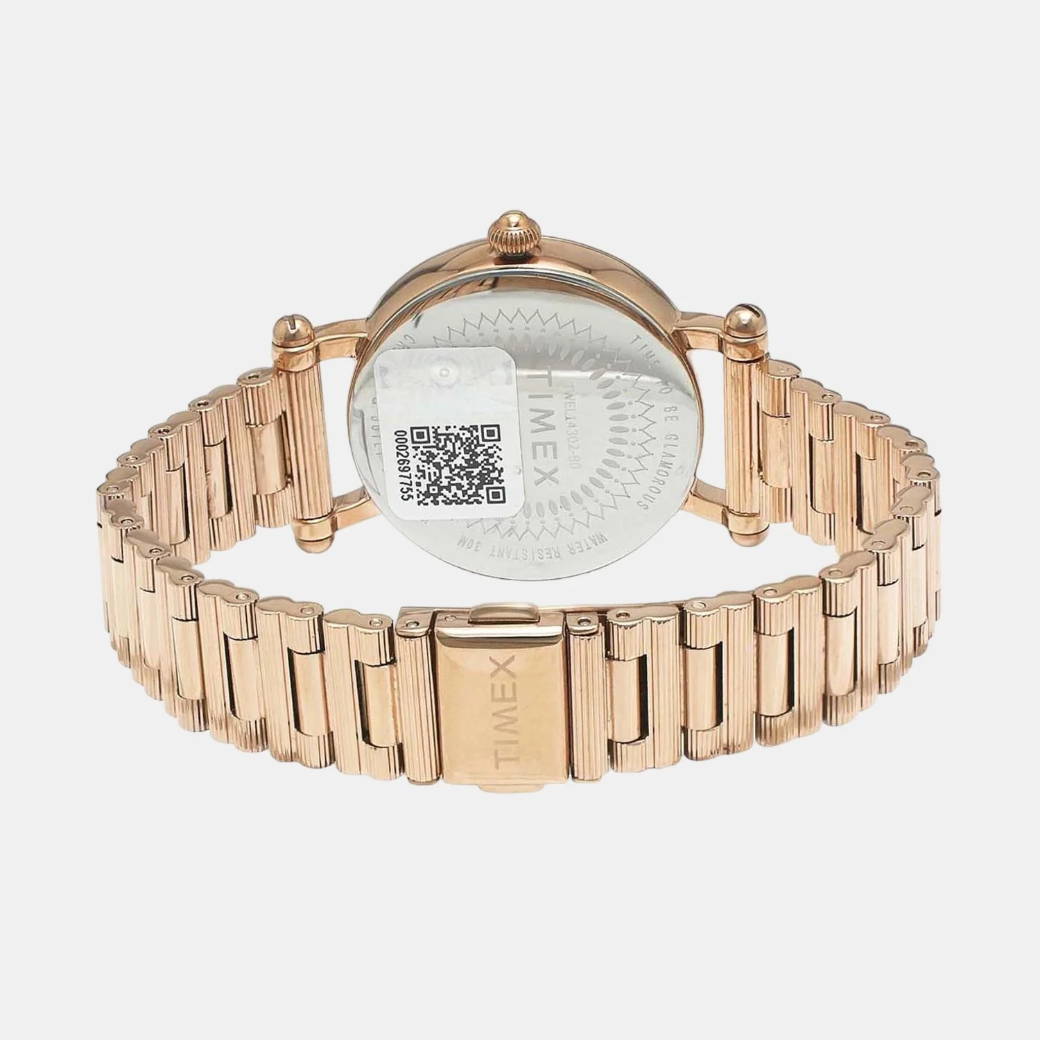 Fria Women Quartz Silver Dial Analog Stainless Steel Watch TWEL14301 - Image 2