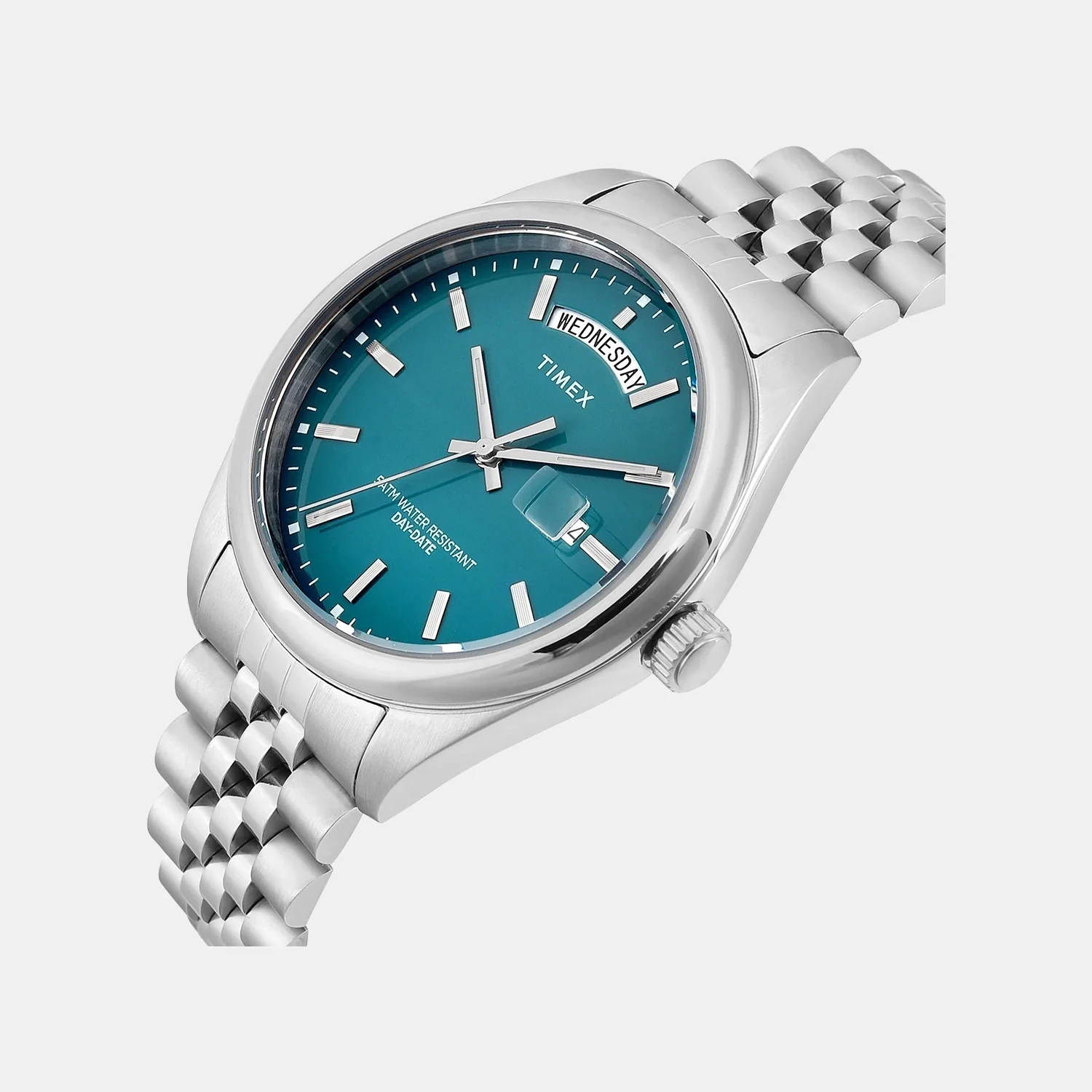 Legacy Men Quartz Green Dial Analog Stainless Steel Watch TWEG27104 - Image 2