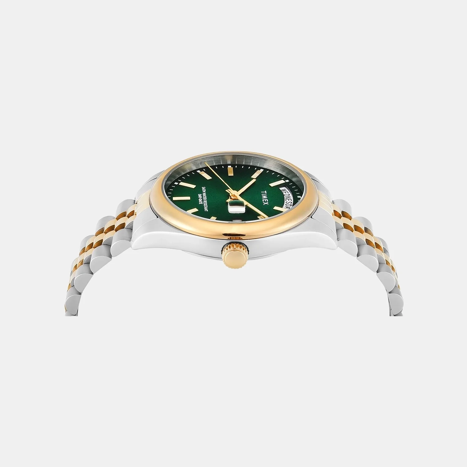 Legacy Women Quartz Green Dial Analog Stainless Steel Watch TWEL21400 - Image 4
