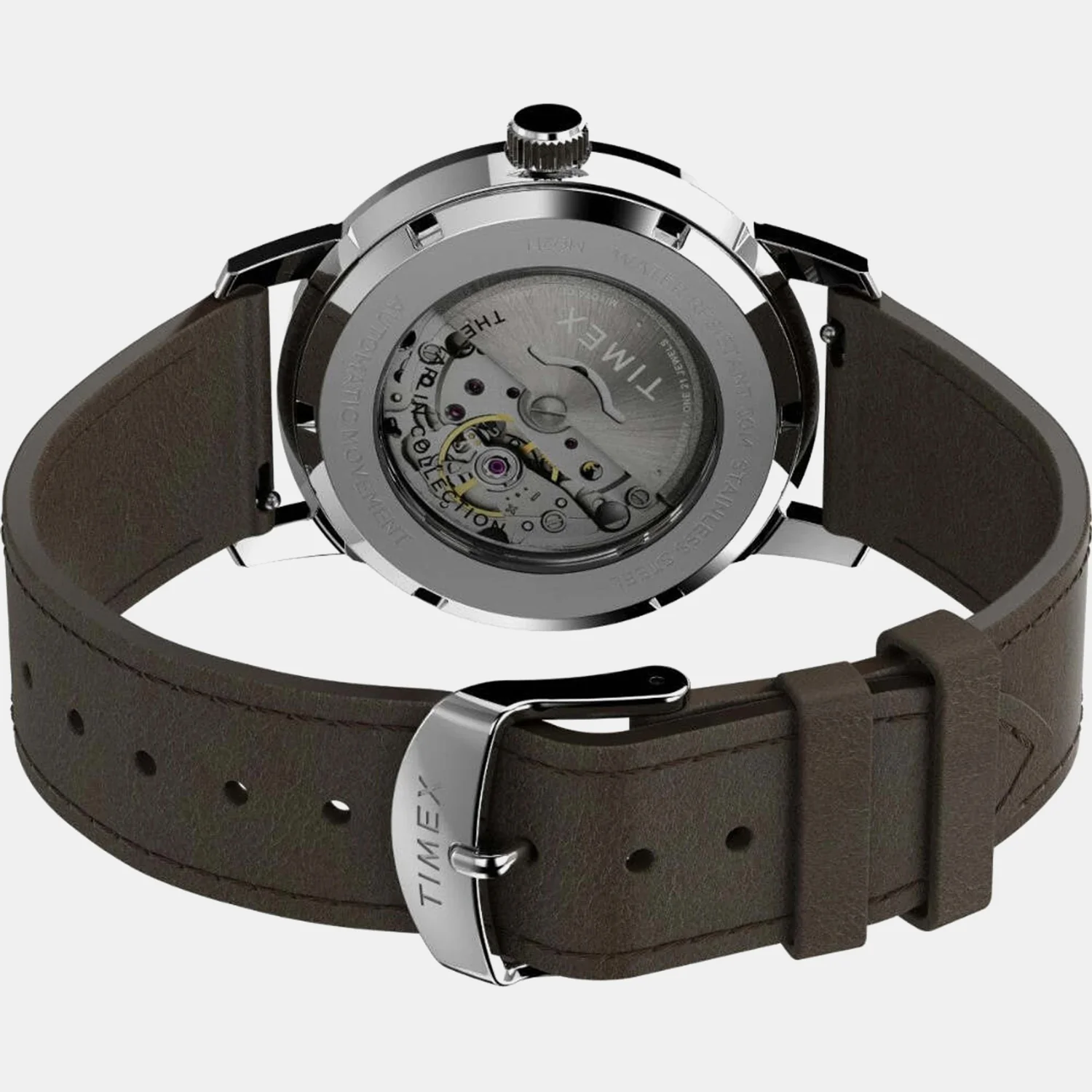 Marlin Men Automatic Blue Dial Analog Leather Watch TWEG26710 - Image 4