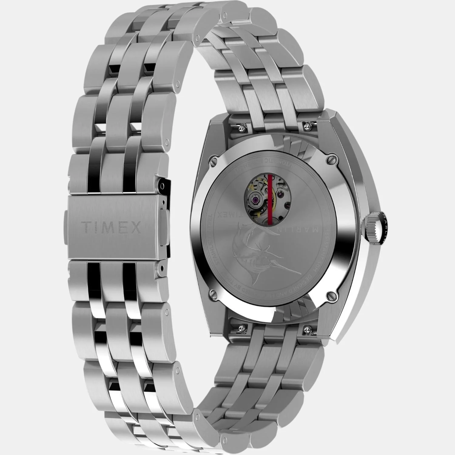 Men Automatic Black Dial Analog Stainless Steel Watch TW2W58800UJ - Image 5