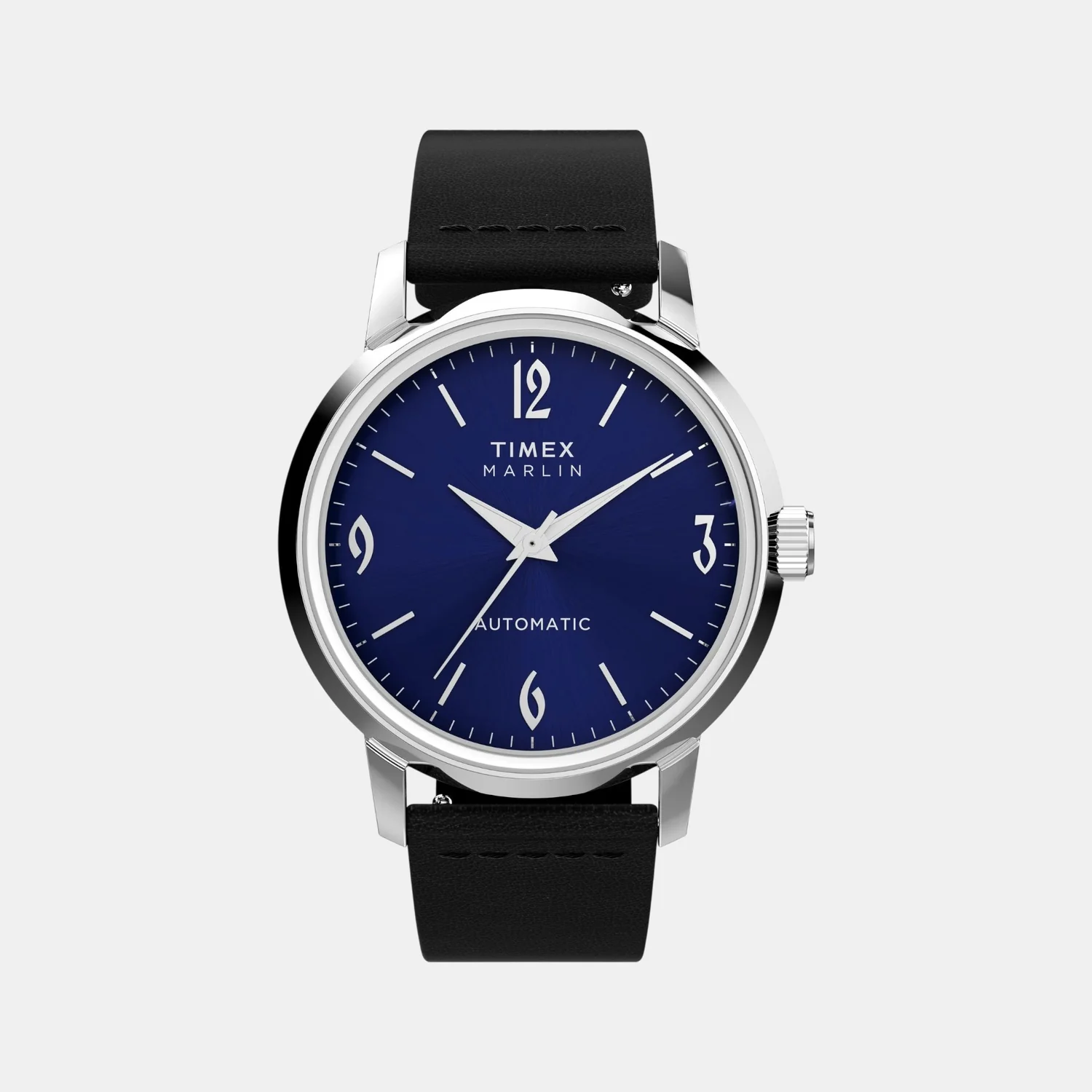 Men Automatic Blue Dial Analog Leather Watch TW2W93100UJ - Image 2