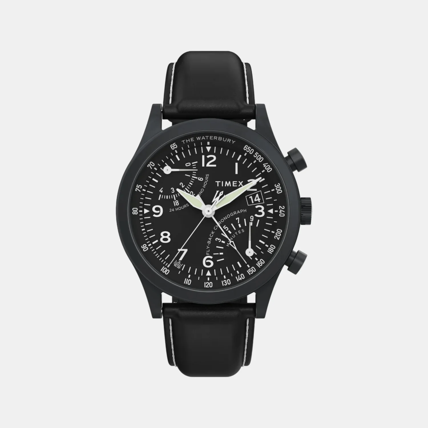 Men Quartz Black Dial Analog Leather Watch TW2W48000UJ - Image 2