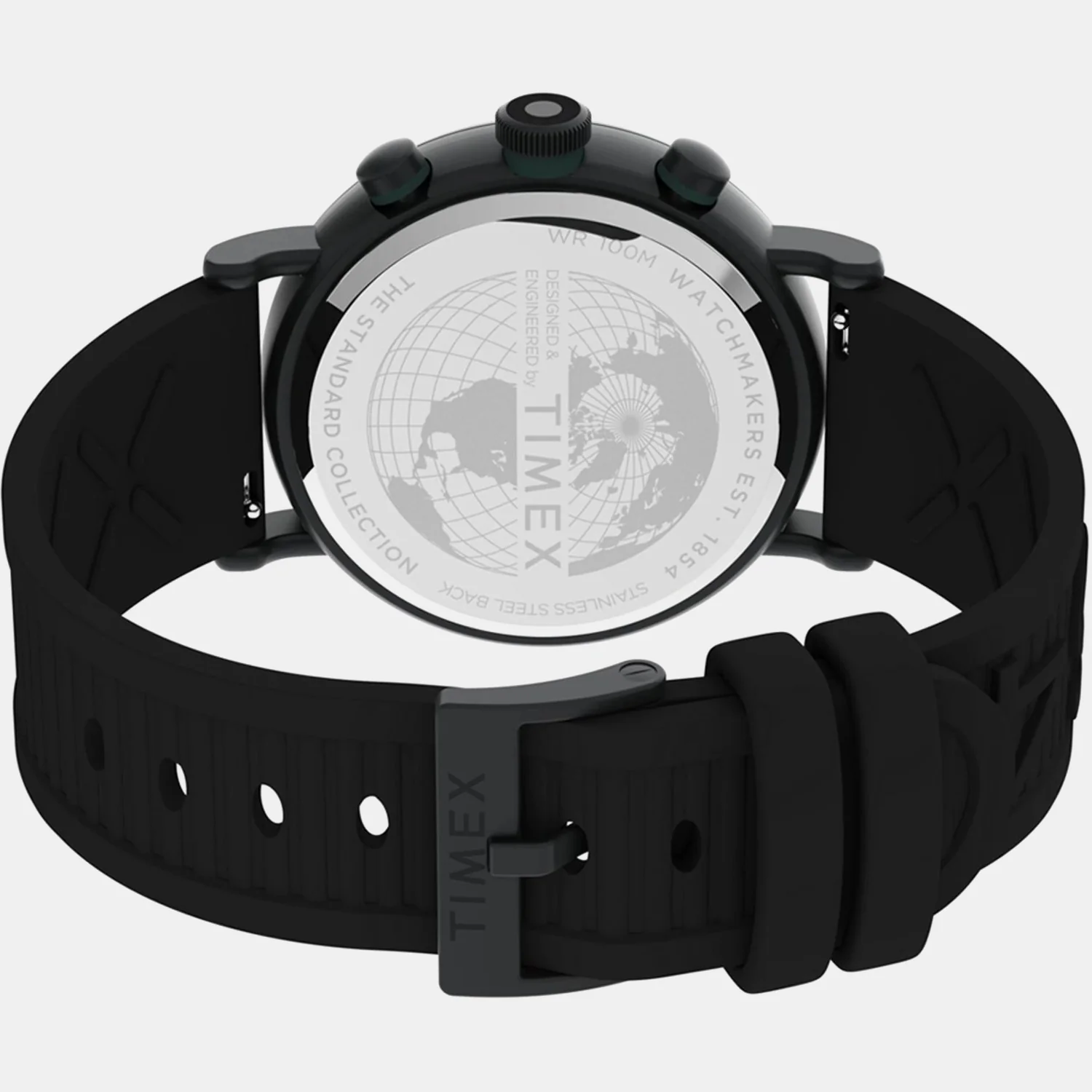 Men Quartz Black Dial Analog Resin Watch TW2V71900UJ - Image 3