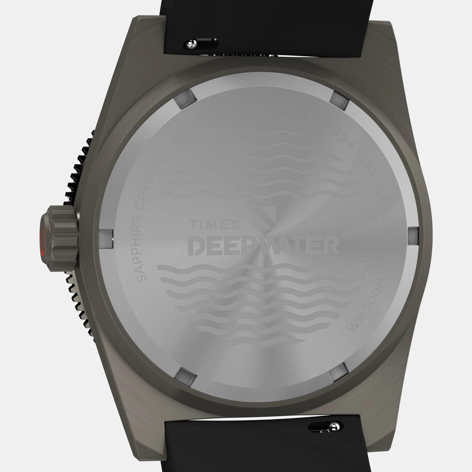 Men Quartz Black Dial Analog Rubber Watch TW2W74700UJ - Image 2