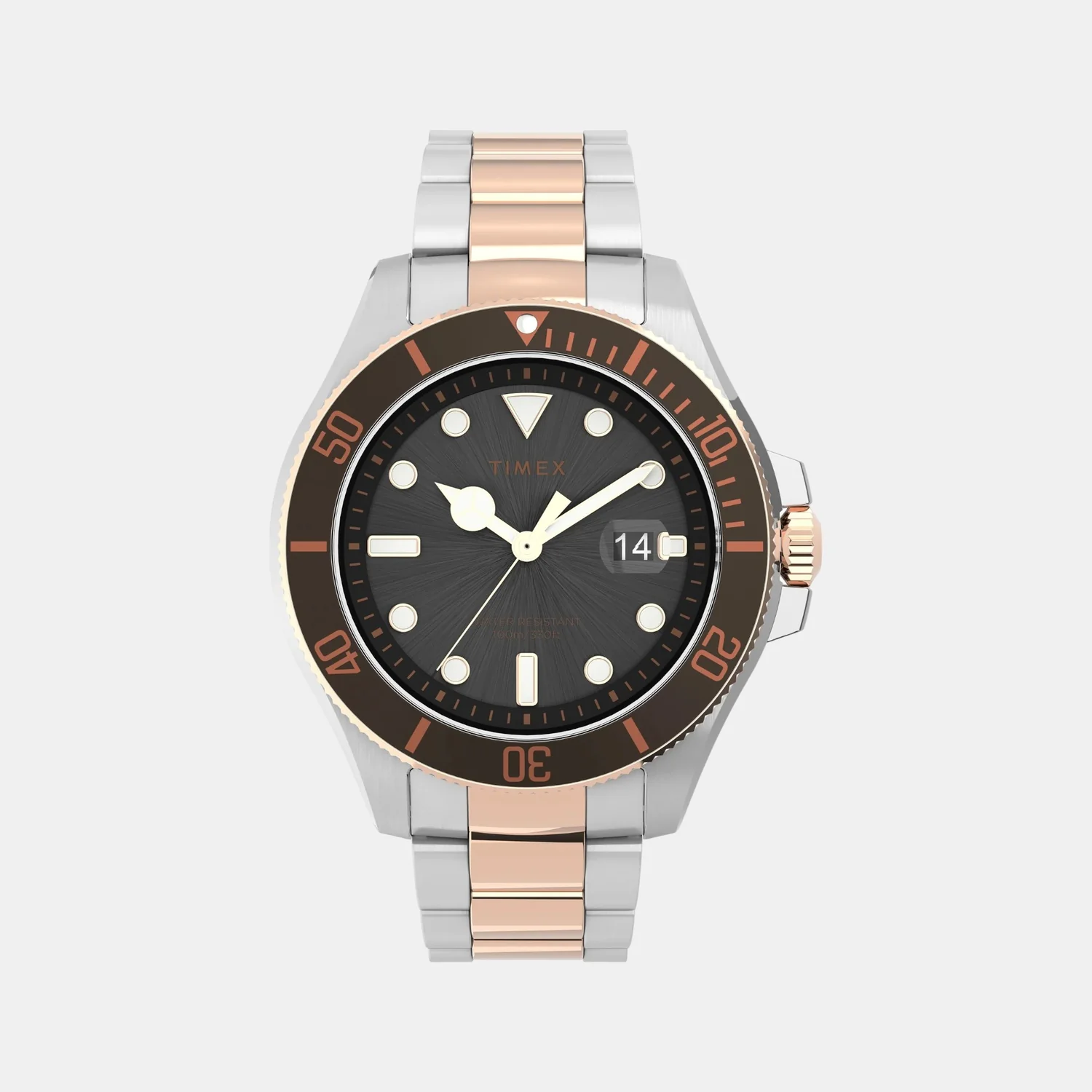 Men Quartz Black Dial Analog Stainless Steel Watch TW2V42100UJ - Image 2