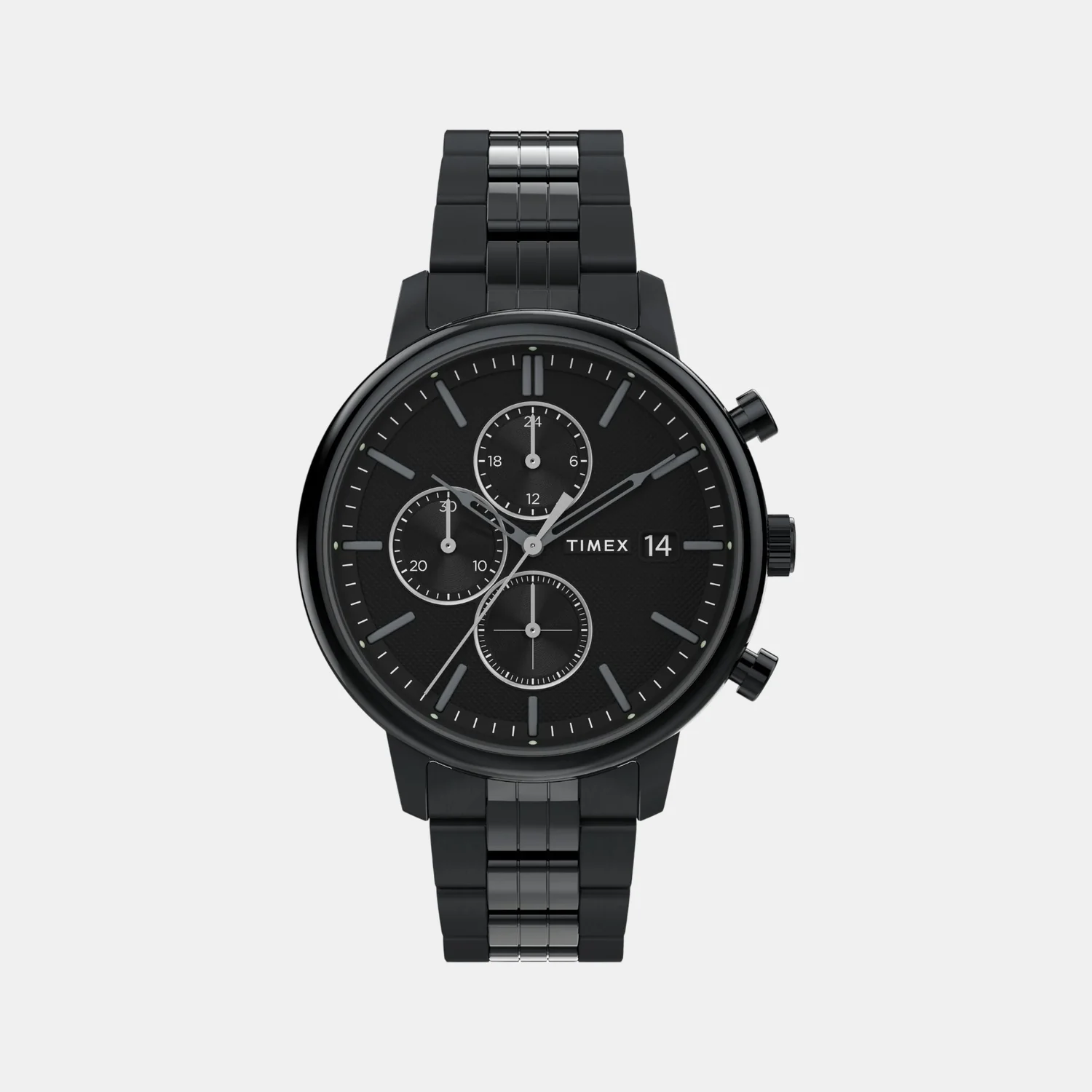 Men Quartz Black Dial Analog Stainless Steel Watch TW2W13400UJ - Image 2