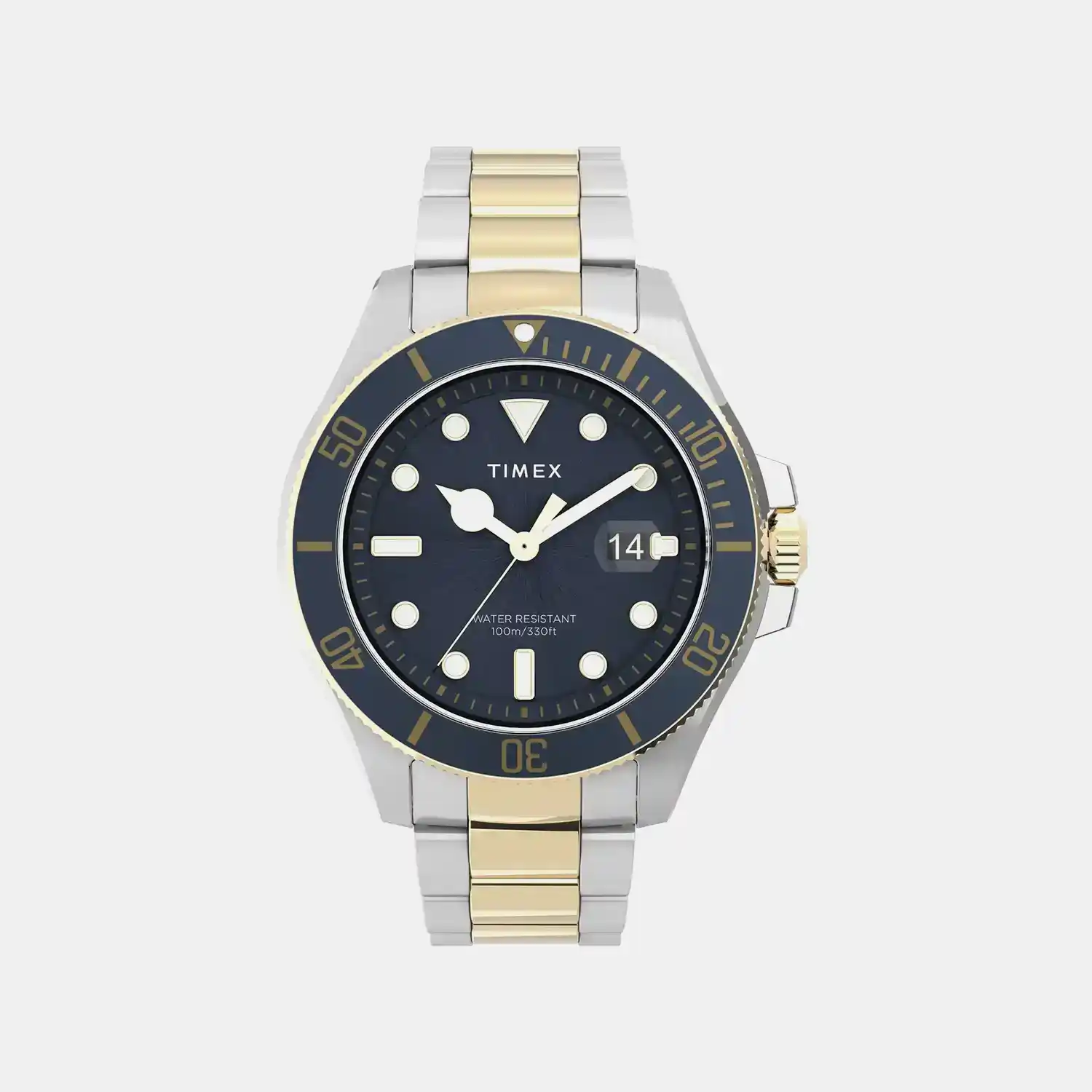 Men Quartz Blue Dial Analog Brass Watch TW2V42000UJ