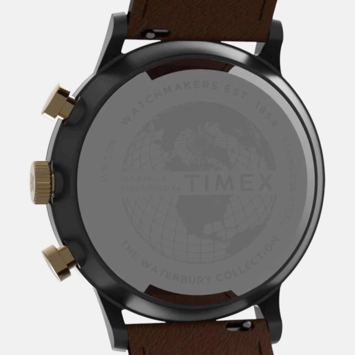 Men Quartz Blue Dial Analog Leather Watch TW2U88200UJ - Image 5