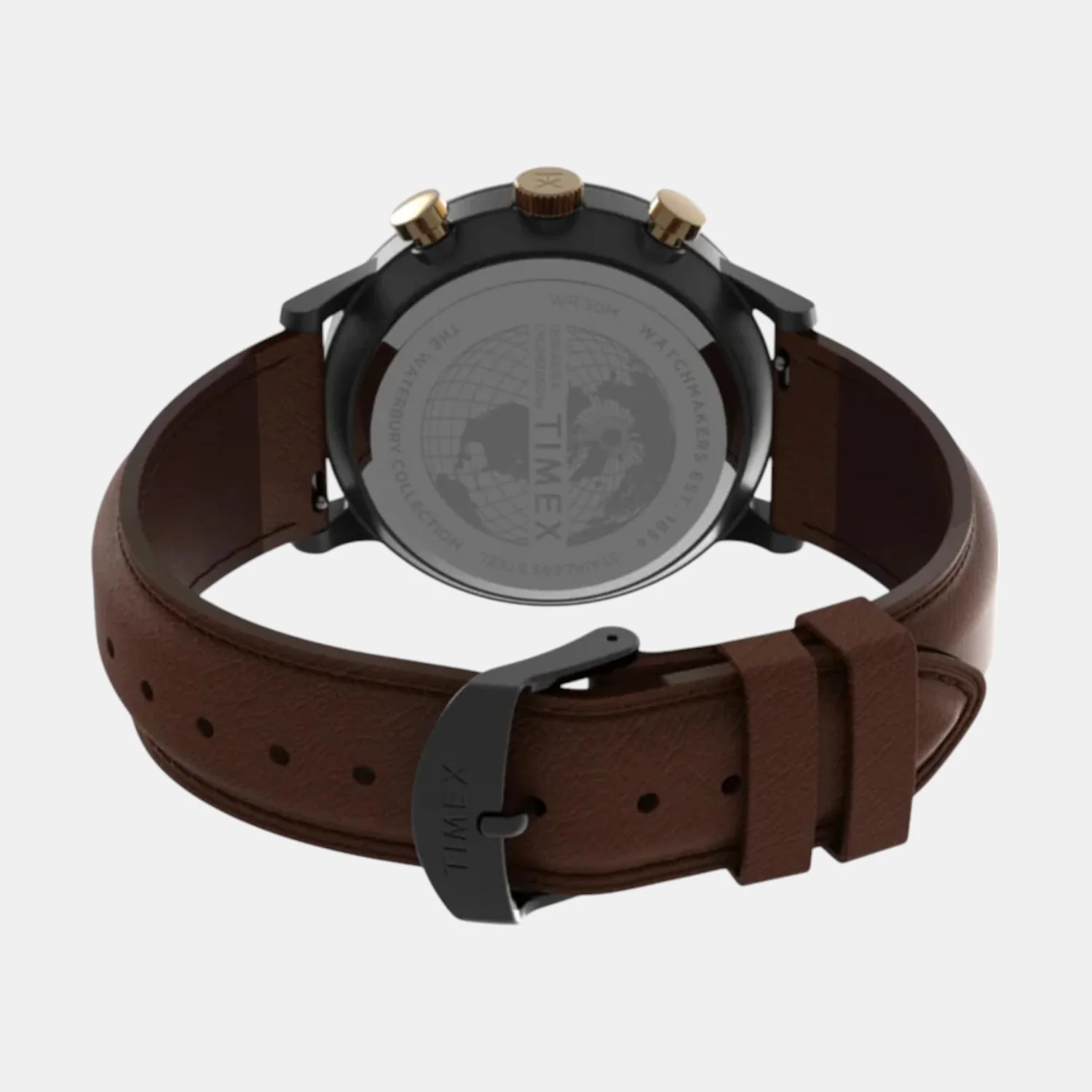 Men Quartz Blue Dial Analog Leather Watch TW2U88200UJ - Image 6