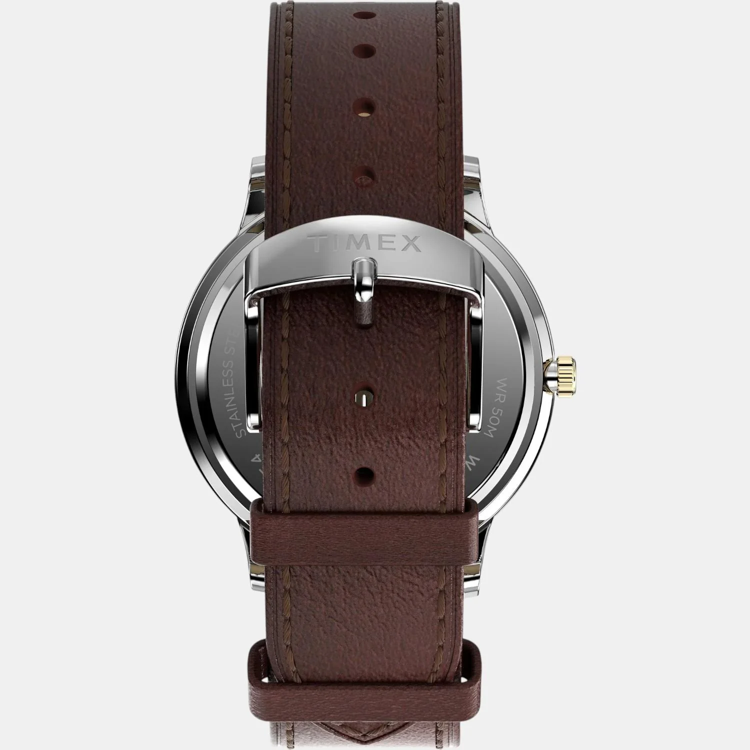 Men Quartz Blue Dial Analog Leather Watch TW2W75600UJ - Image 6