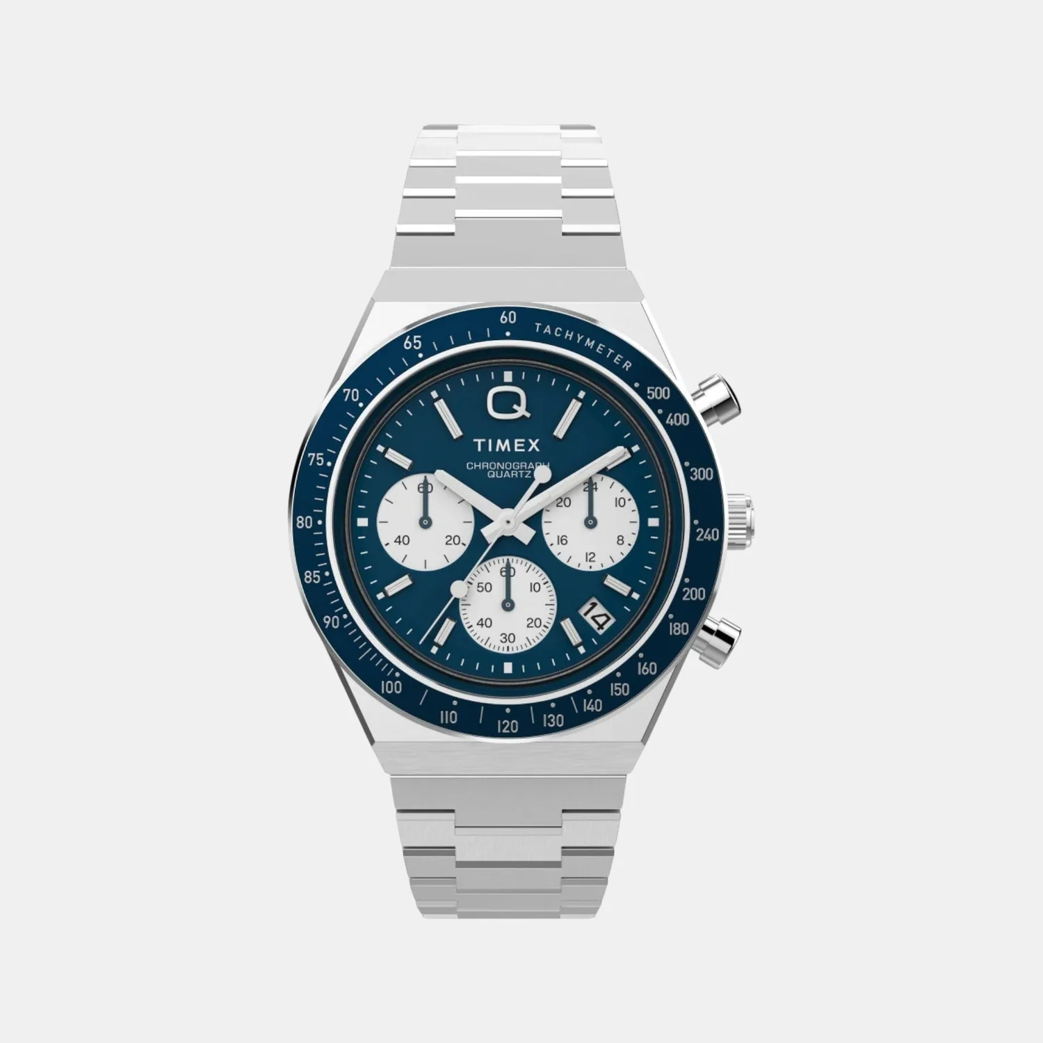 Men Quartz Blue Dial Analog Stainless Steel Watch TW2W51600UJ
