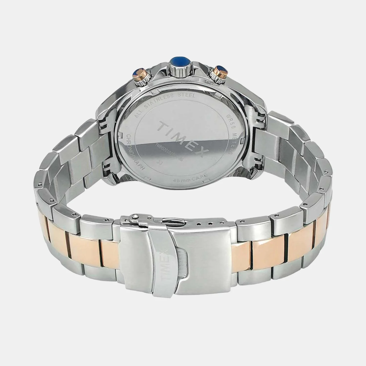 Men Quartz Blue Dial Chronograph Stainless Steel Watch TWEG20101 - Image 3