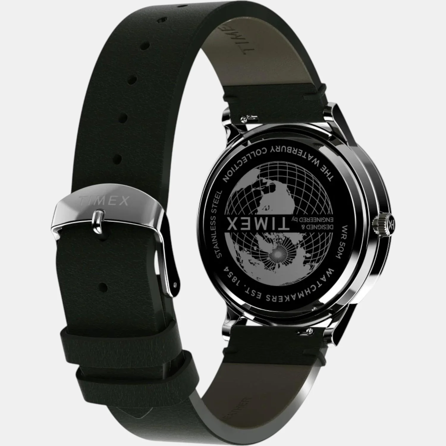 Men Quartz Green Dial Analog Leather Watch TW2W50500UJ - Image 5