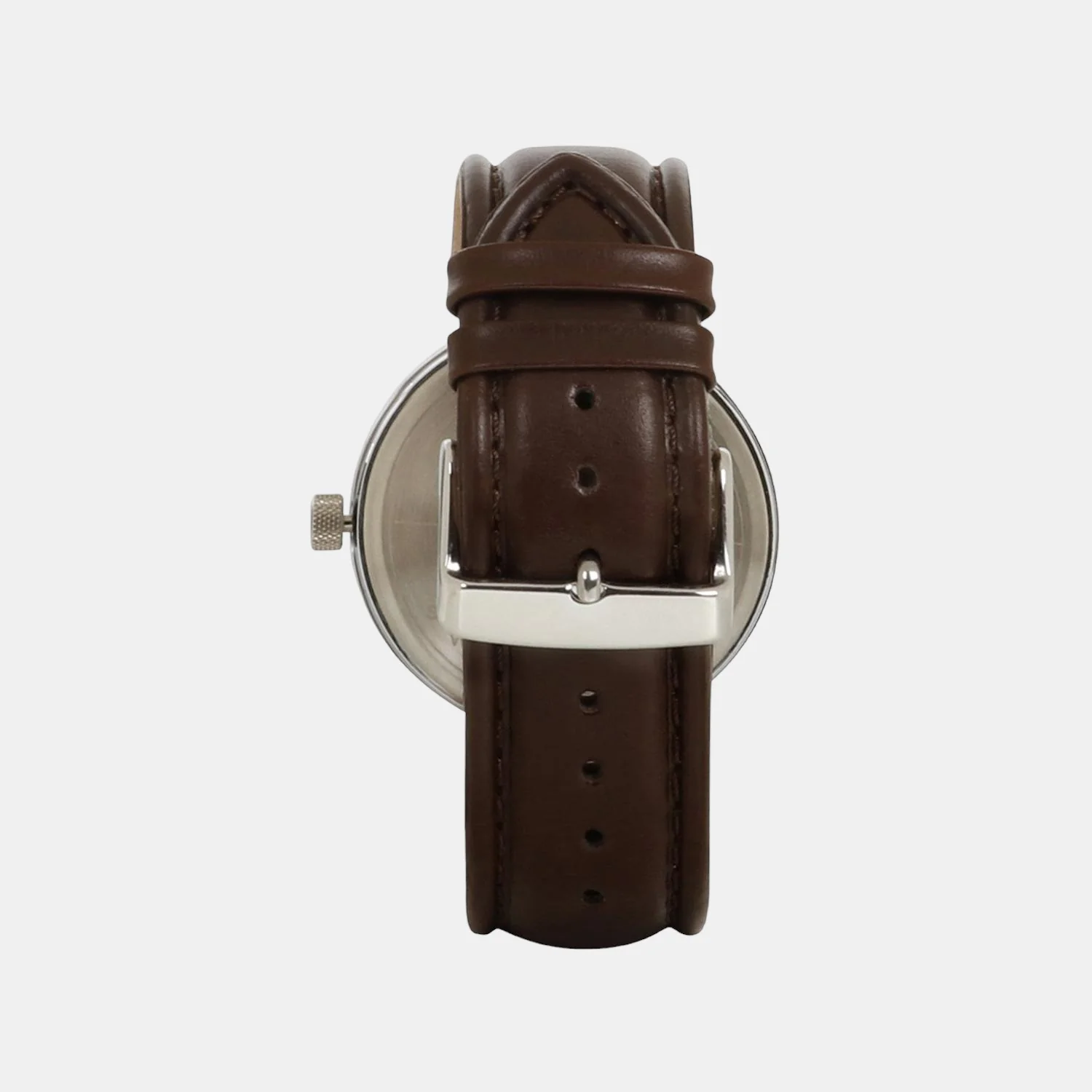 Men Quartz Grey Dial Chronograph Leather Watch TWEG16606 - Image 2