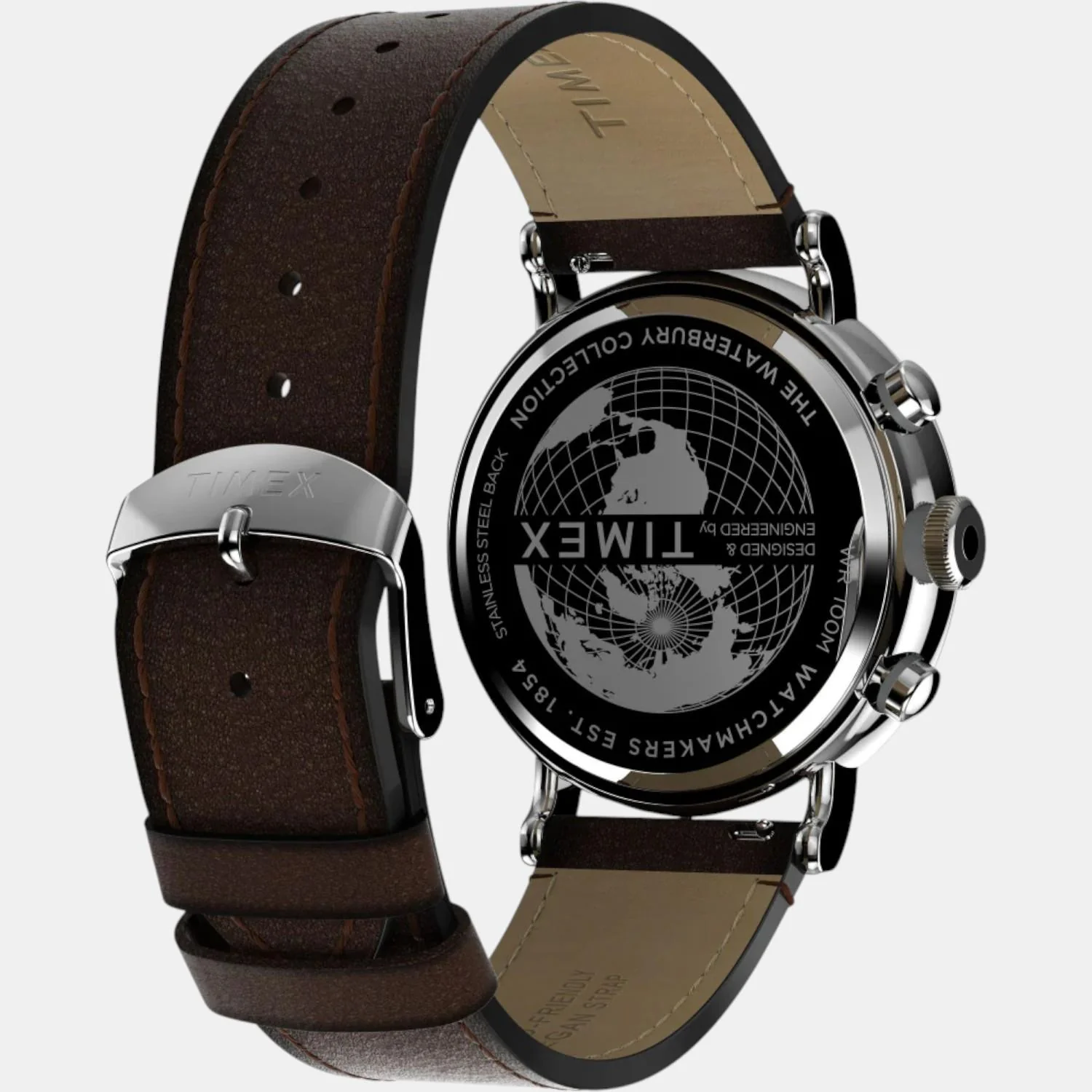 Men Quartz Rose Gold Dial Analog Leather Watch TW2W47300UJ - Image 5