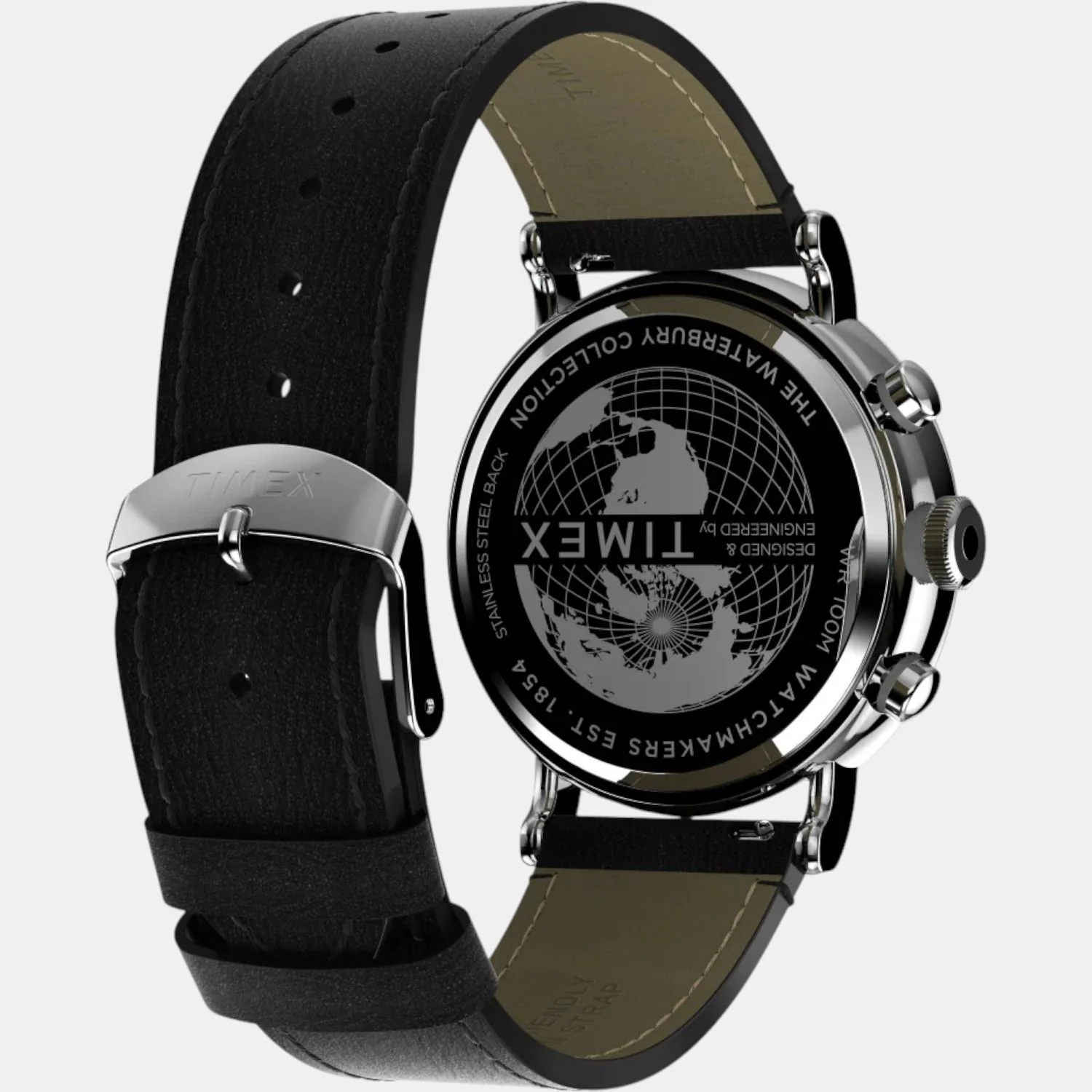 Men Quartz Silver Dial Analog Leather Watch TW2W47400UJ - Image 5
