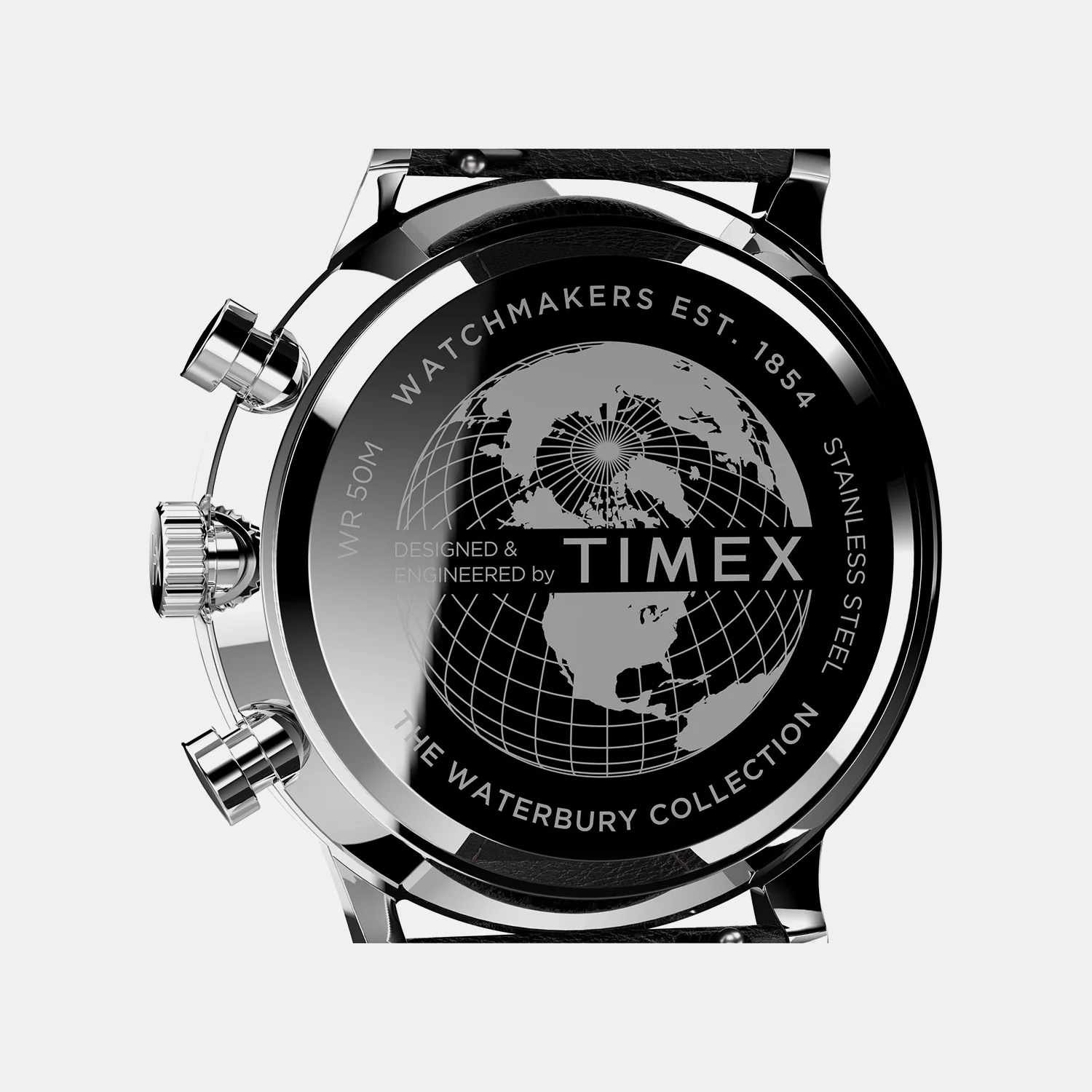 Men Quartz White Dial Analog Leather Watch TW2U88100UJ - Image 2