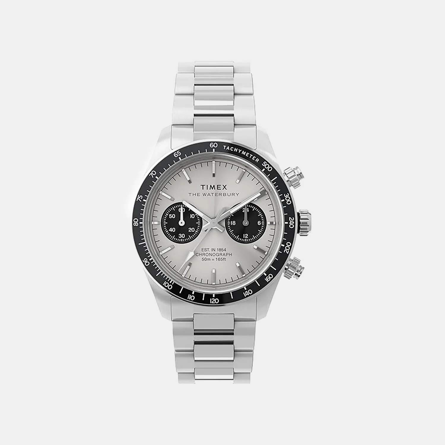 Men Quartz Silver Dial Analog Stainless Steel Watch TW2Y19200IK