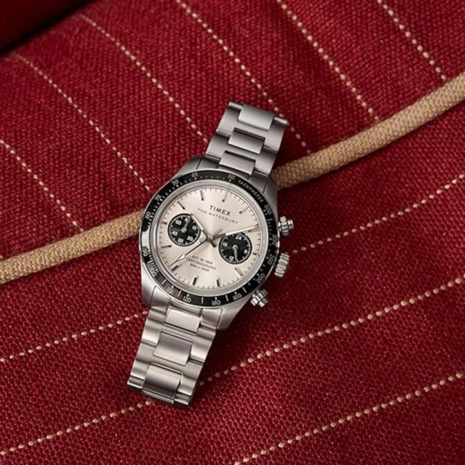 Men Quartz Silver Dial Analog Stainless Steel Watch TW2Y19200IK - Image 3