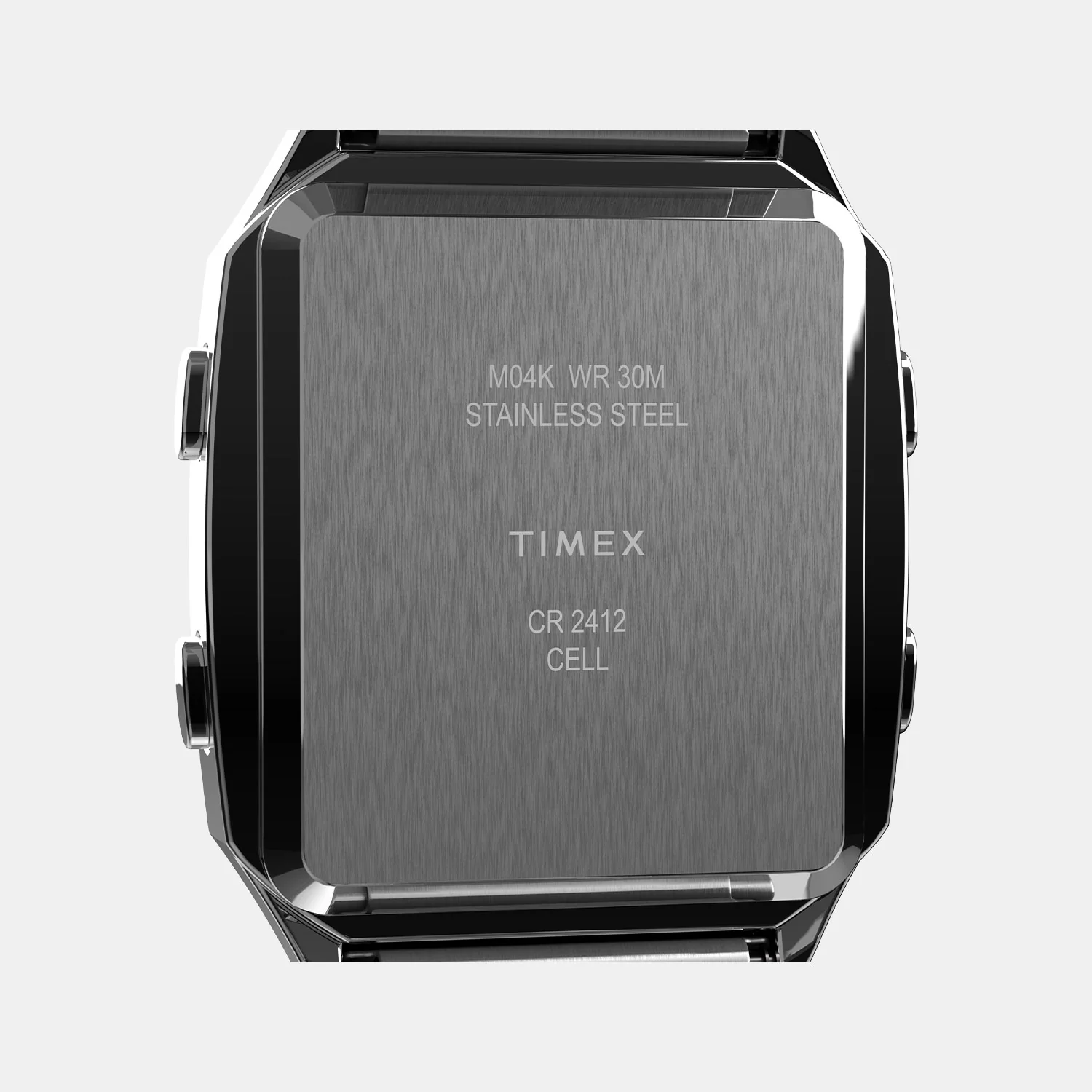 Q Timex Men Quartz Silver Dial Digital Stainless Steel Watch TW2U72400U9 - Image 3