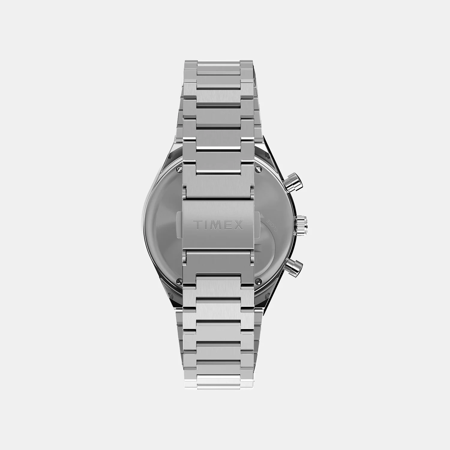 Q Timex Men Quartz White Dial Chronograph Stainless Steel Watch TWEG26400 - Image 3