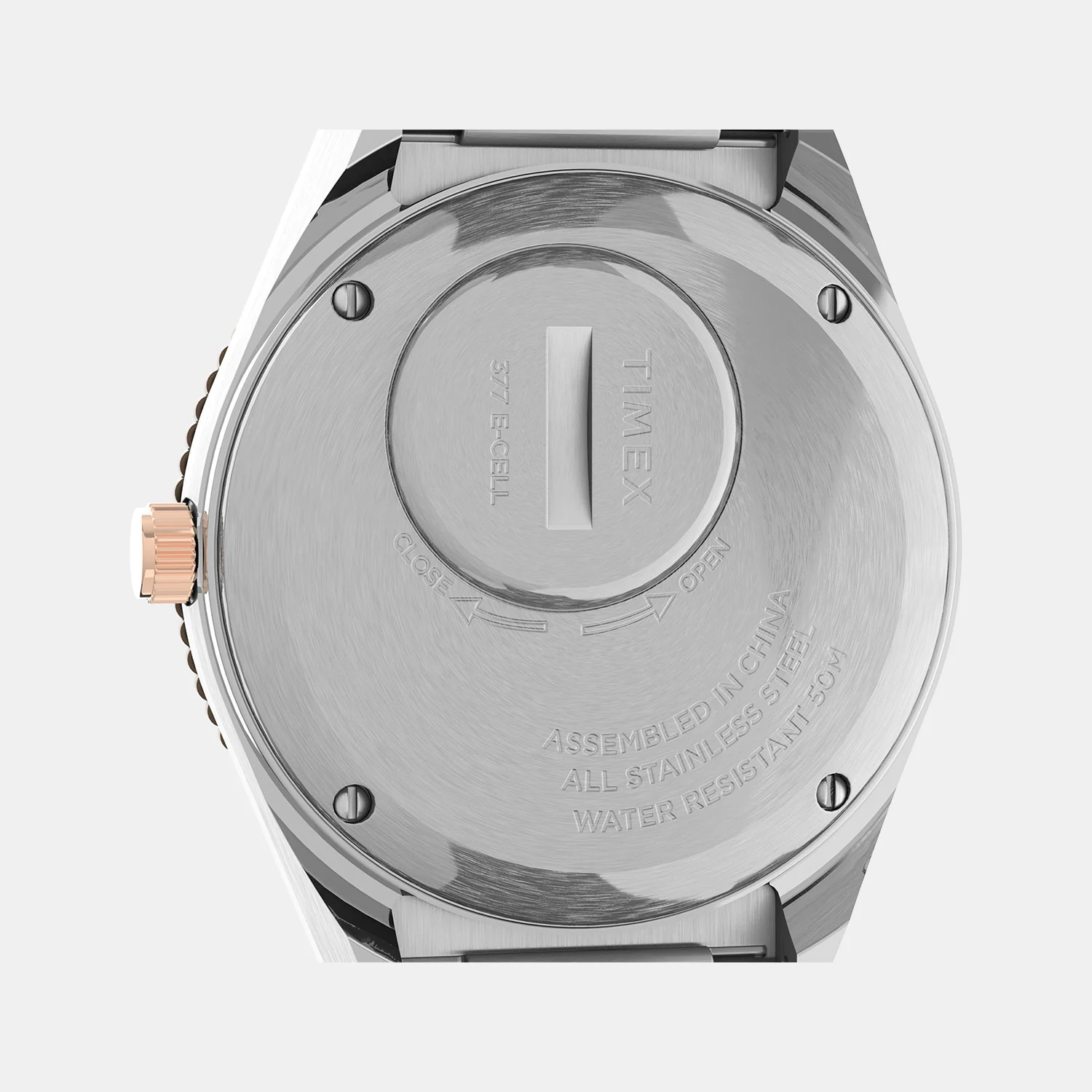 Q Timex Women Quartz Silver Dial Analog Stainless Steel Watch TW2U95600UJ - Image 3