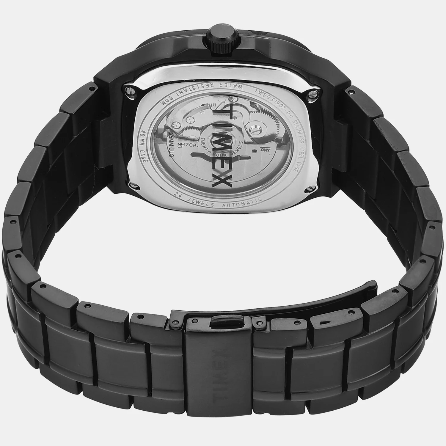 Signio Men Automatic Black Dial Analog Stainless Steel Watch TWEG31902 - Image 5