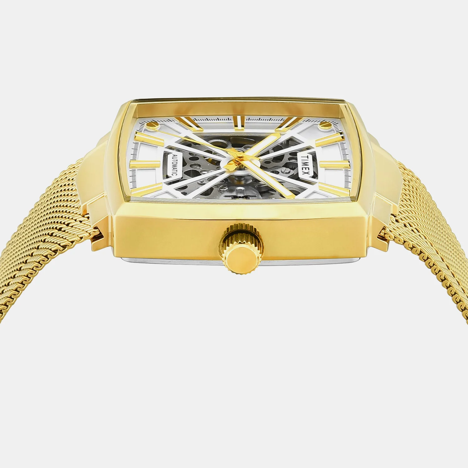 Signio Men Automatic Silver Dial Analog Mesh Watch TWEG32002 - Image 3