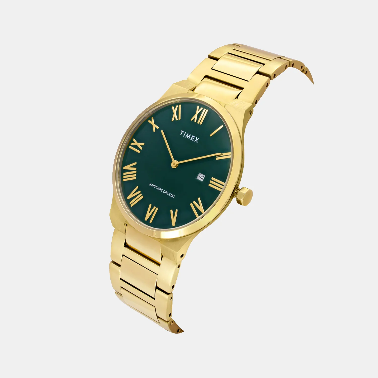 Signio Men Quartz Green Dial Analog Stainless Steel Watch TWEG23608 - Image 7