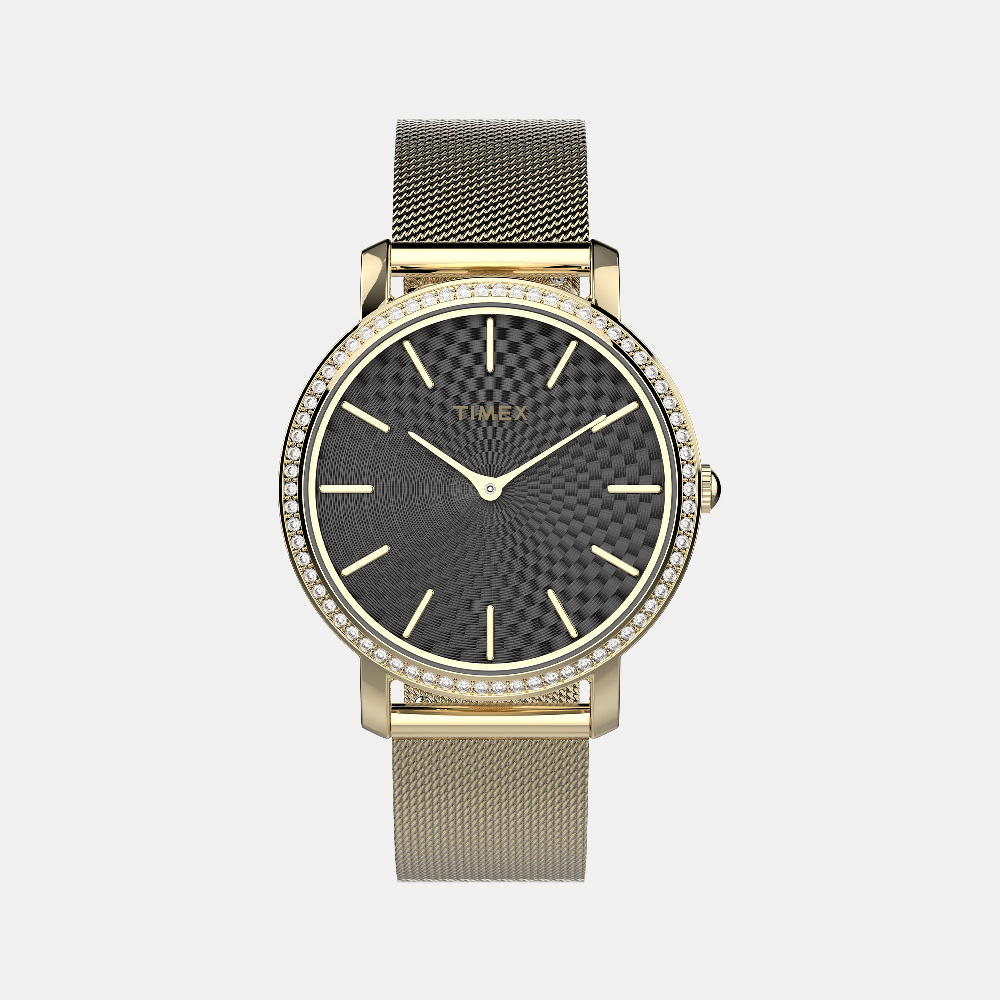 Trend Women Quartz Black Dial Analog Brass Watch TW2V52300UJ