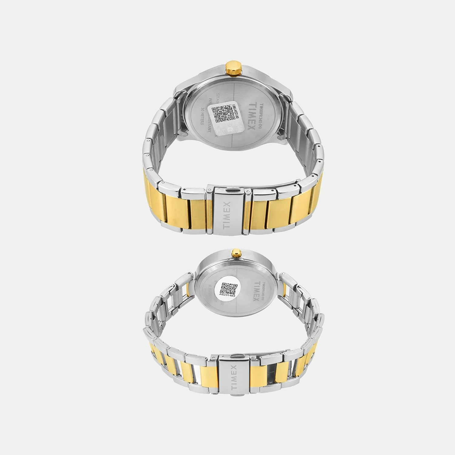 Trendline Couple Quartz Cream Dial Analog Stainless Steel Watch TW00PR341 - Image 4