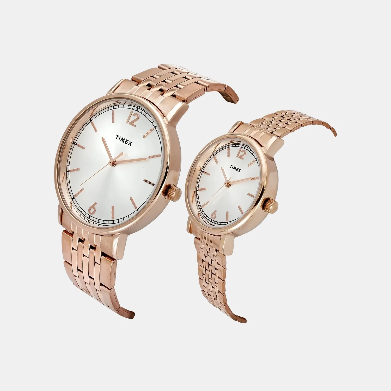 Trendline Couple Quartz Silver Dial Analog Stainless Steel Watch TW00PR338 - Image 2