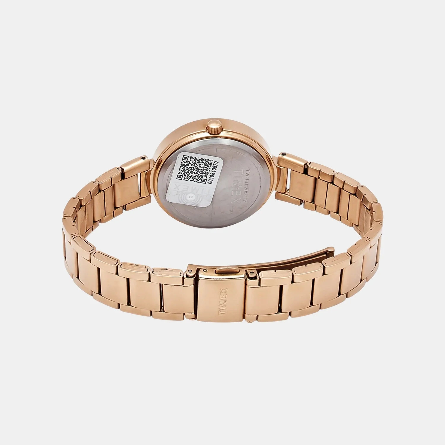 Trendline Women Quartz Brown Dial Multi-Function Stainless Steel Watch TWEL18721 - Image 3