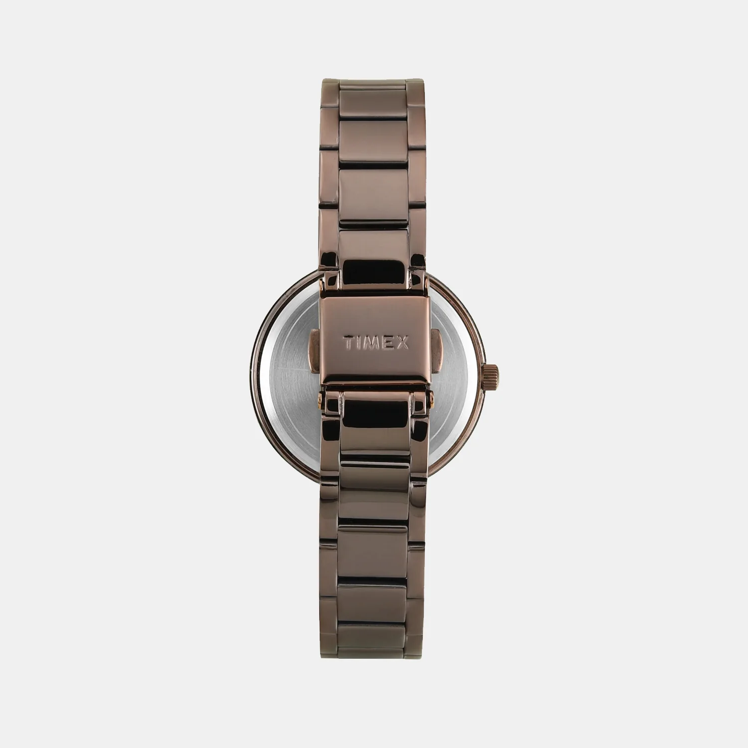 Trendline Women Quartz Brown Dial Multi-Function Stainless Steel Watch TWEL18722 - Image 5